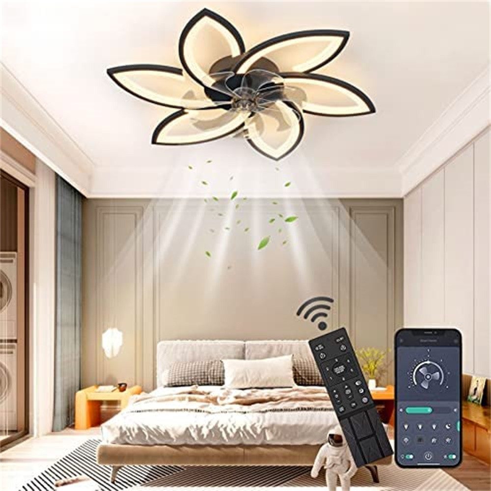 RWEUOQ Deckenleuchte Deckenventilator mit Beleuchtung mit günstig online kaufen