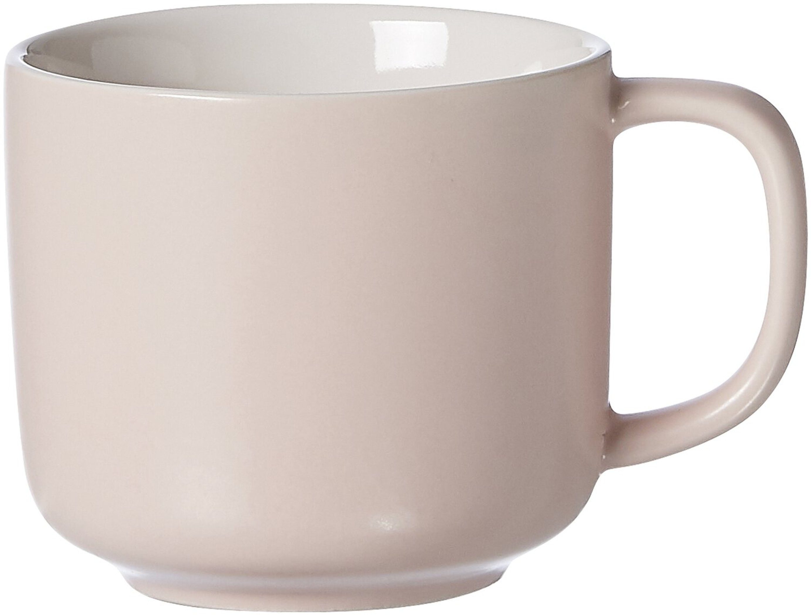 Tasse Ritzenhoff & Breker Kaffee Obertasse Jasper Keramik 240 ml rose