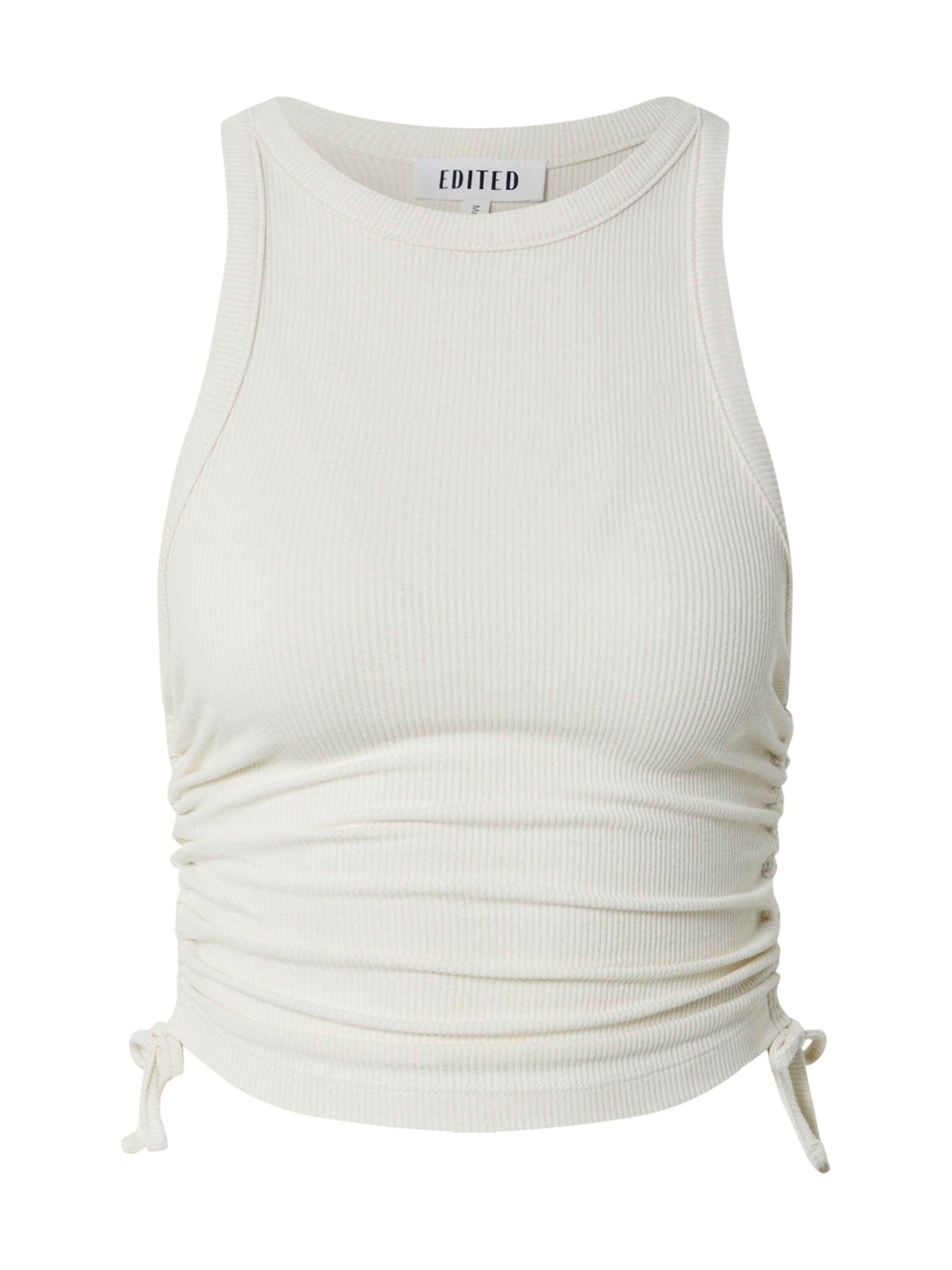 EDITED Kurzarmshirt Lovis (1-tlg) Drapiert/gerafft