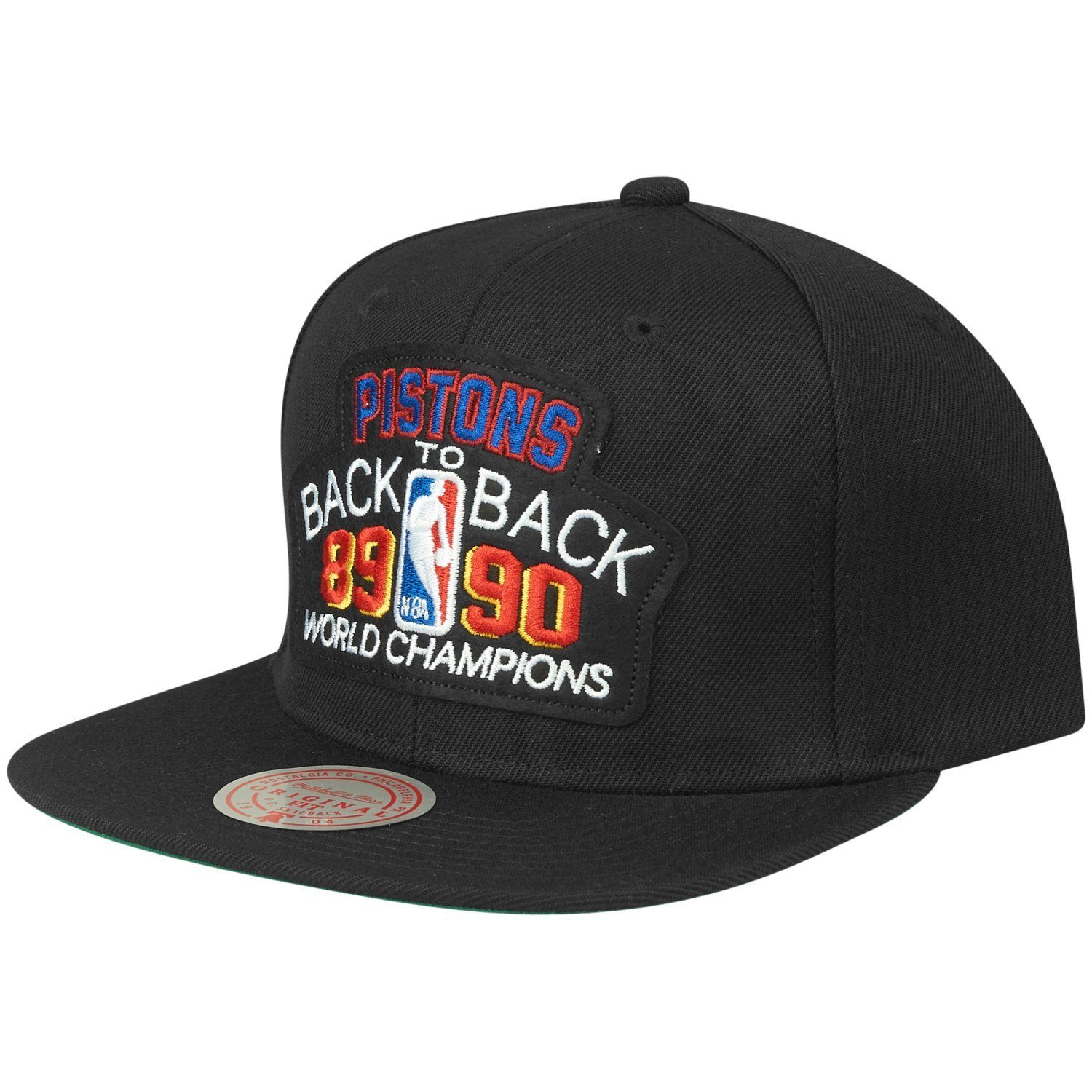 188990 Snapback Ness Mitchell Pistons Cap Detroit &