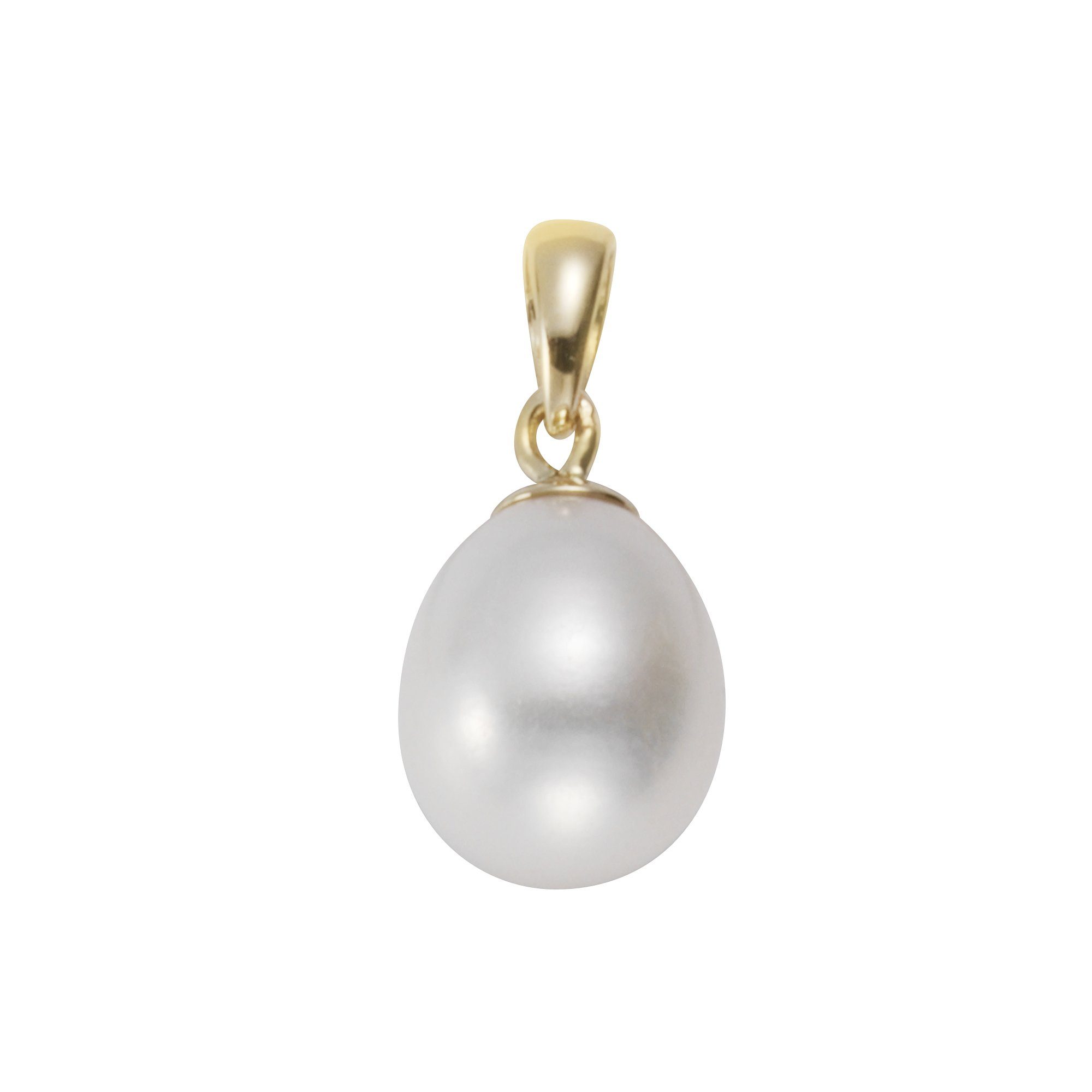 Vivance Kettenanhänger 585/- Gelbgold Süßwasserzuchtperle 8-8,5mm günstig online kaufen