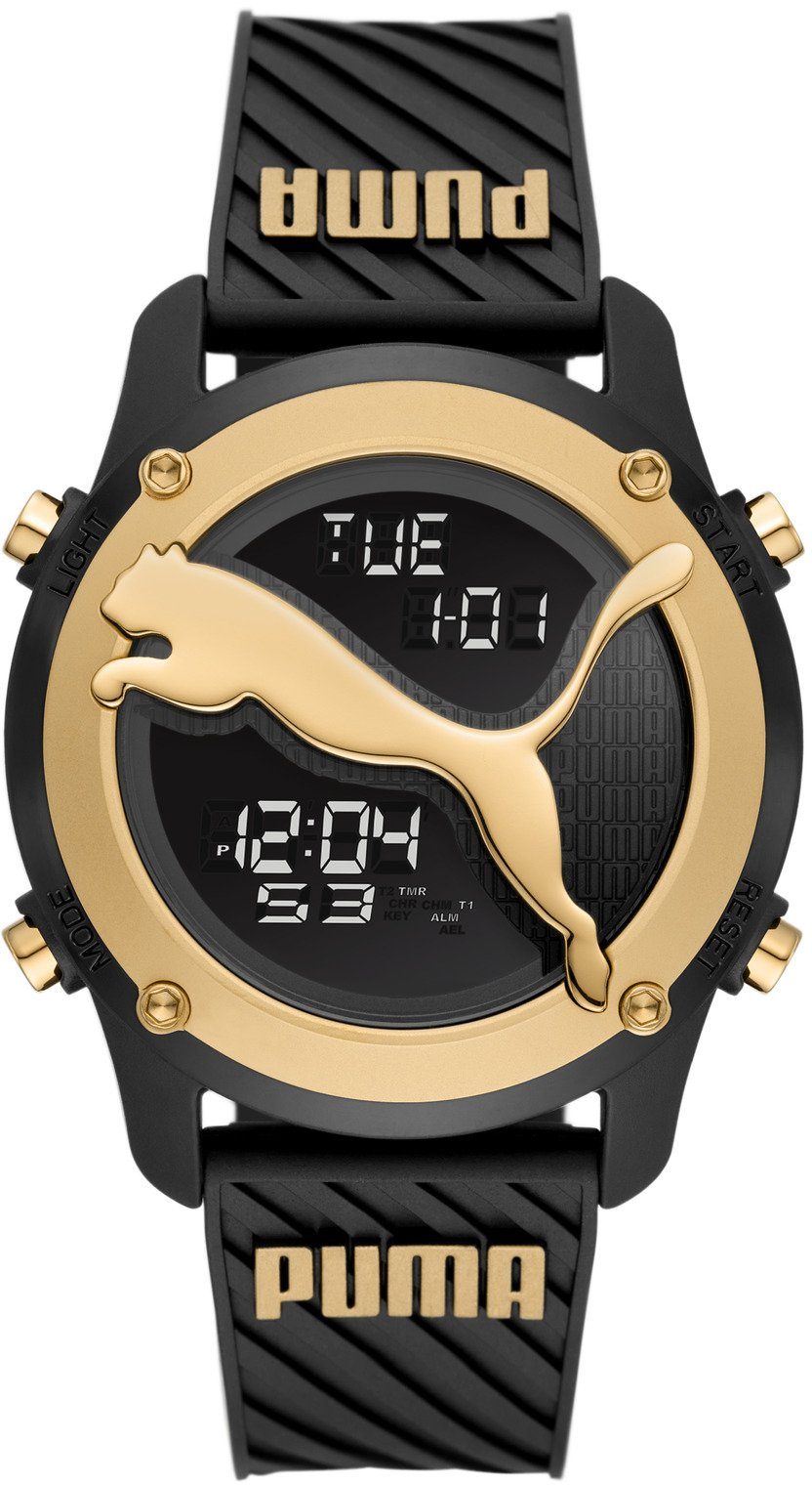 PUMA Digitaluhr »Big Cat, P5098«, Gehäuse aus Polycarbonat, Gehäuse-Ø ca.  44 mm online kaufen | OTTO