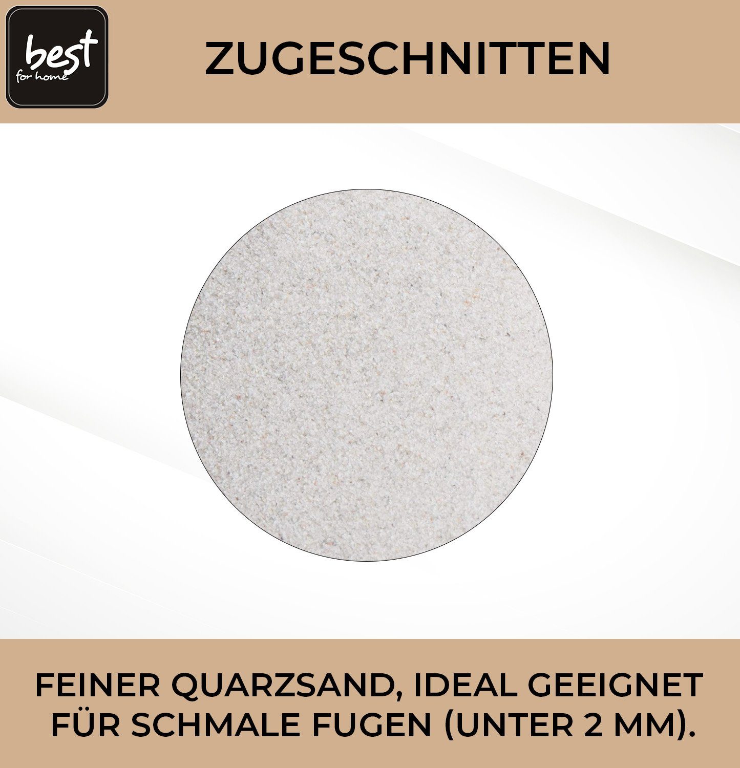 for kg: Feiner Fugensand organische verschiedene für Bestandteile, 25 Home unkrauthemmend, enge Best Quarzsand Pflasterfugen, Körnungen.