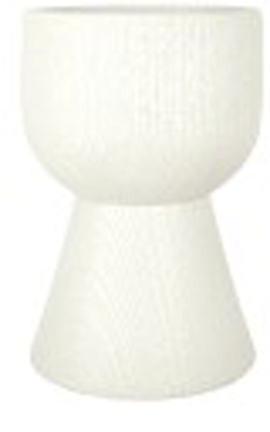 Present Time Blumentopf PT3876WH. Reduzierter Preis € 22,00. Unverbindliche Preisempfehlung € 52,95