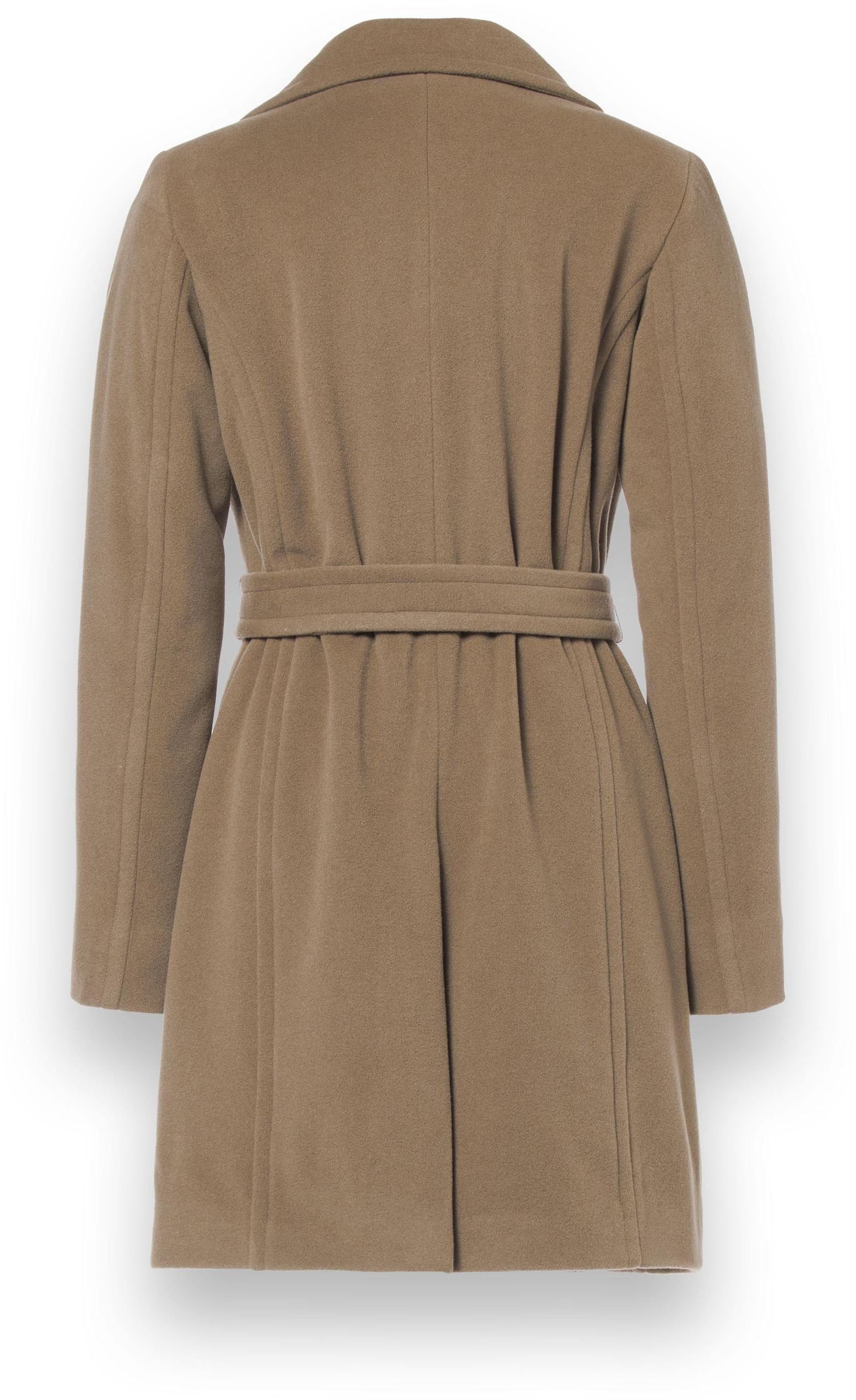 Milo Wintermantel Wanya (Wollmischung) taupebraun Damen günstig online kaufen