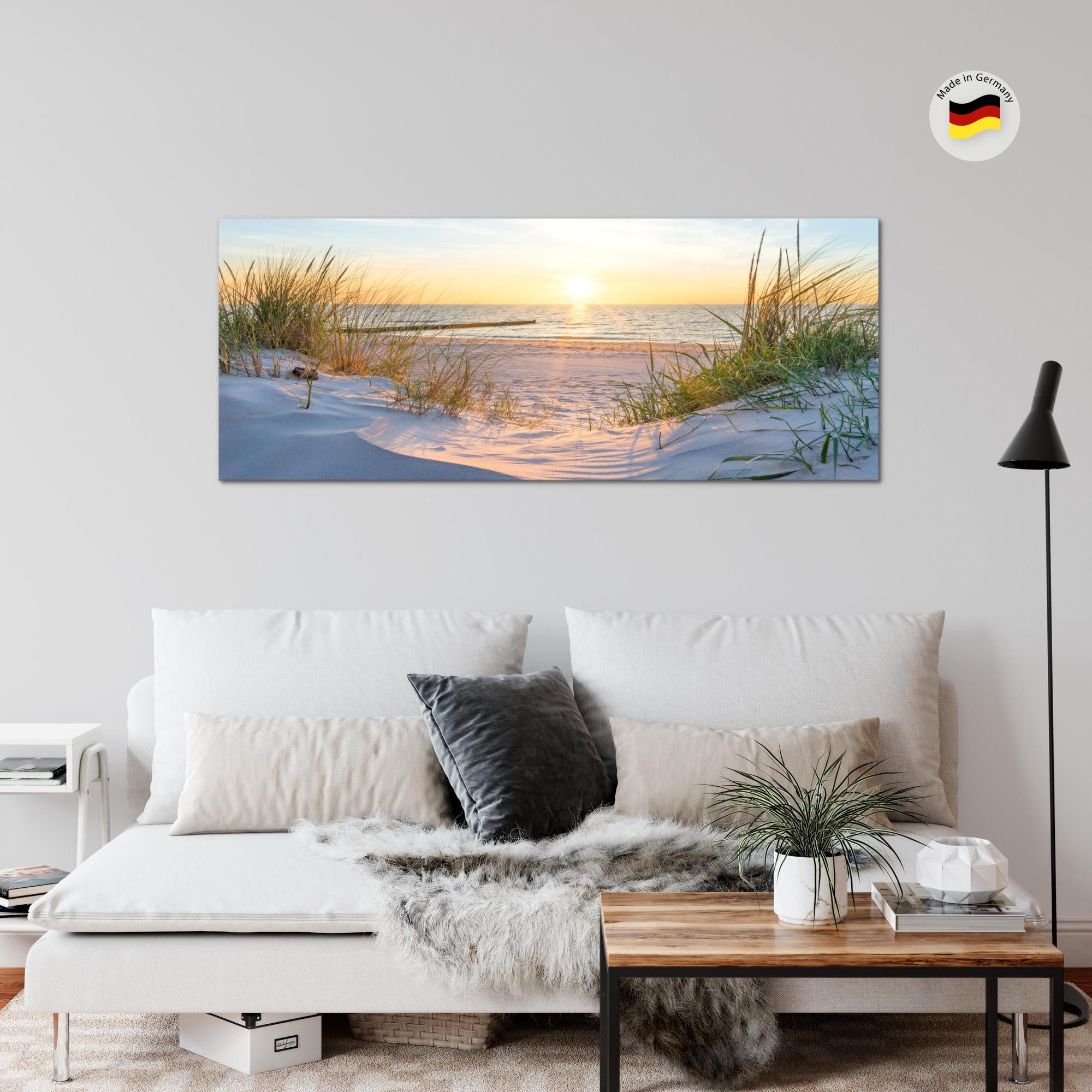 Runa Art Wandbild Natur Landschaft Bild Wohnzimmer Schlafzimmer Deko, Ostsee – Bild 4 von 5