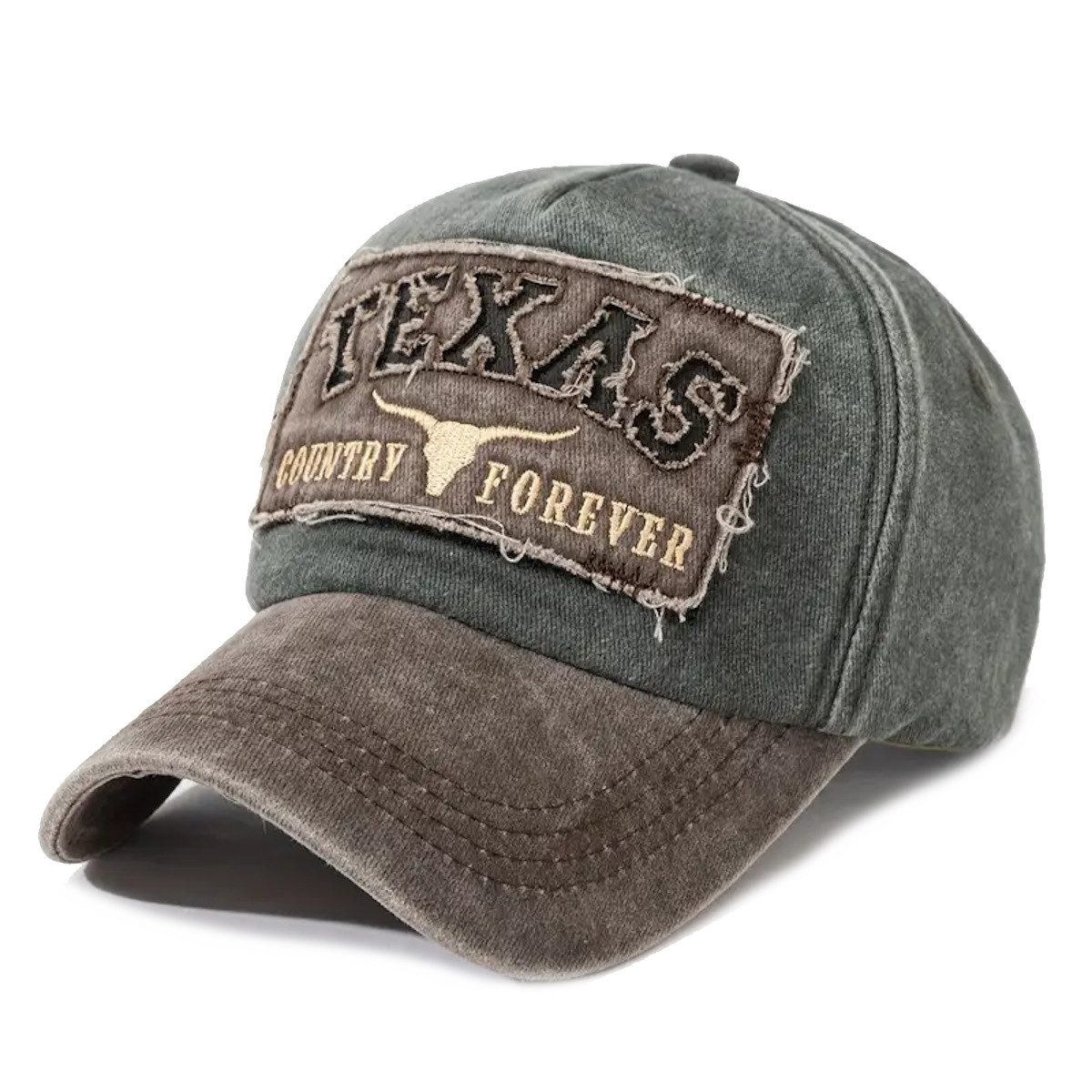 Baseball Cap Texas Wildwest Western Cowboy Rodeo Vintage Used Retro Baseballcap