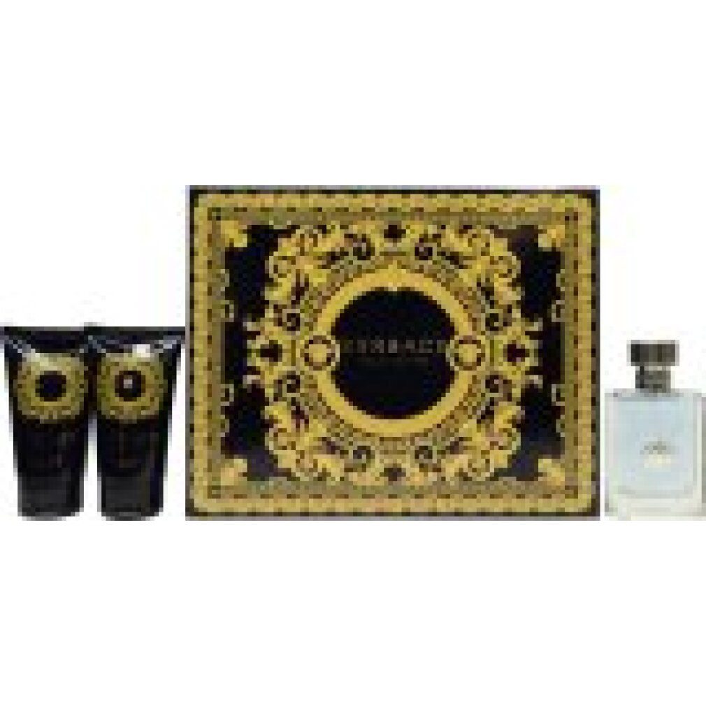 Versace Eau de Toilette pour Homme Geschenkset EDT + Duschgel + Aftershave Balsam