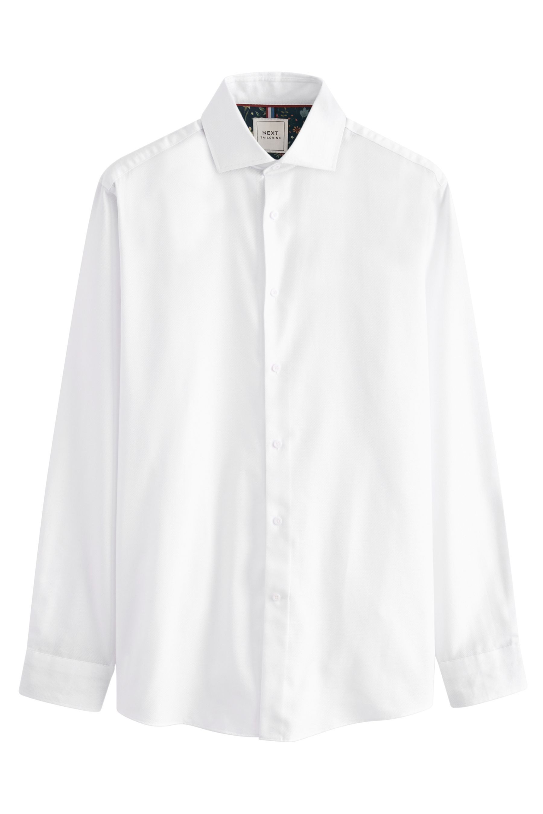 Langarmhemd Pflegeleichtes, paspeliertes Slim Fit Hemd