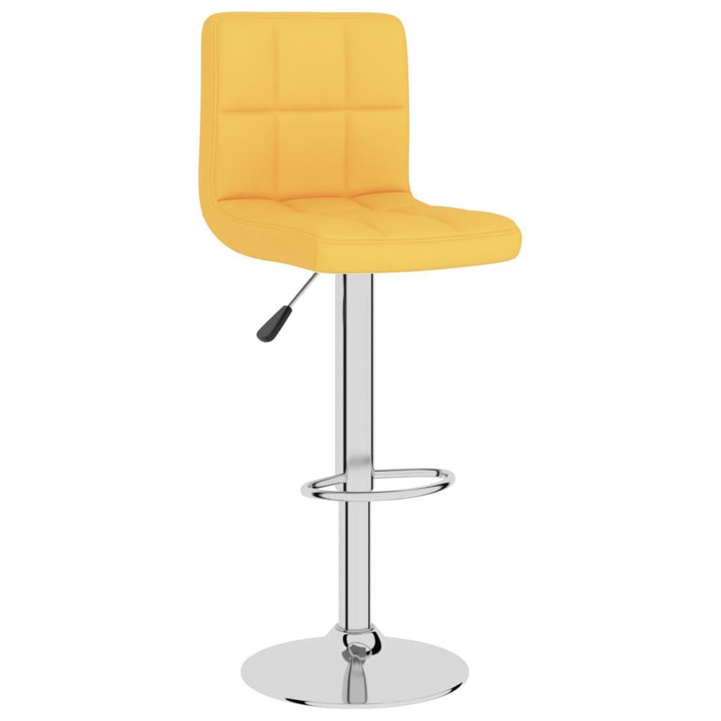 vidaXL Barhocker Barhocker Senfgelb Stoff (1 günstig online kaufen