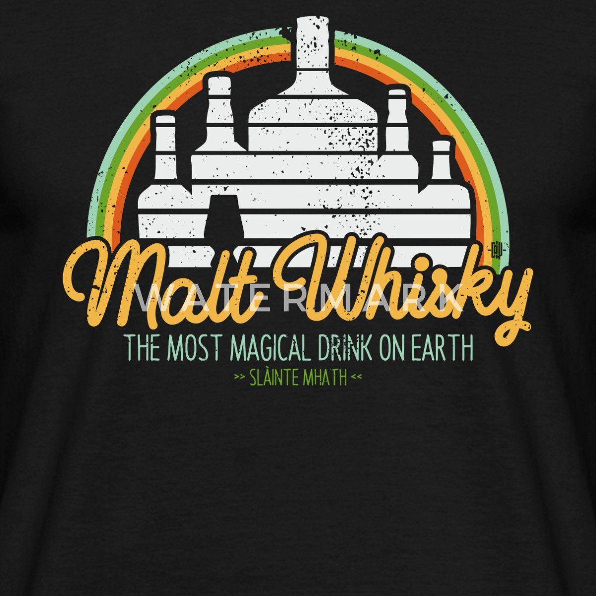 Spreadshirt T-Shirt Malt Whisky Für Whisky-Fans Männer T-Shirt (1-tlg)