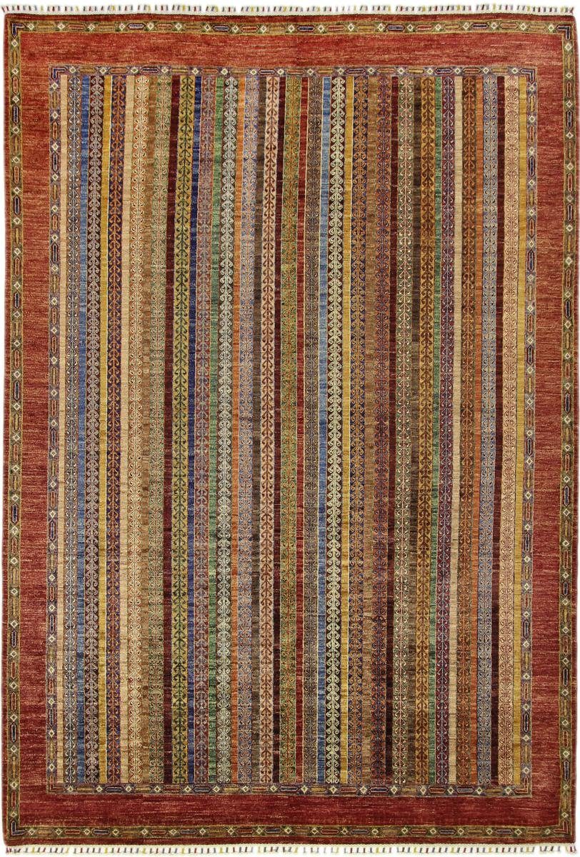 Orientteppich Arijana Shaal 214x306 Handgeknüpfter Orientteppich, Nain Trading, rechteckig, Höhe: 5 mm