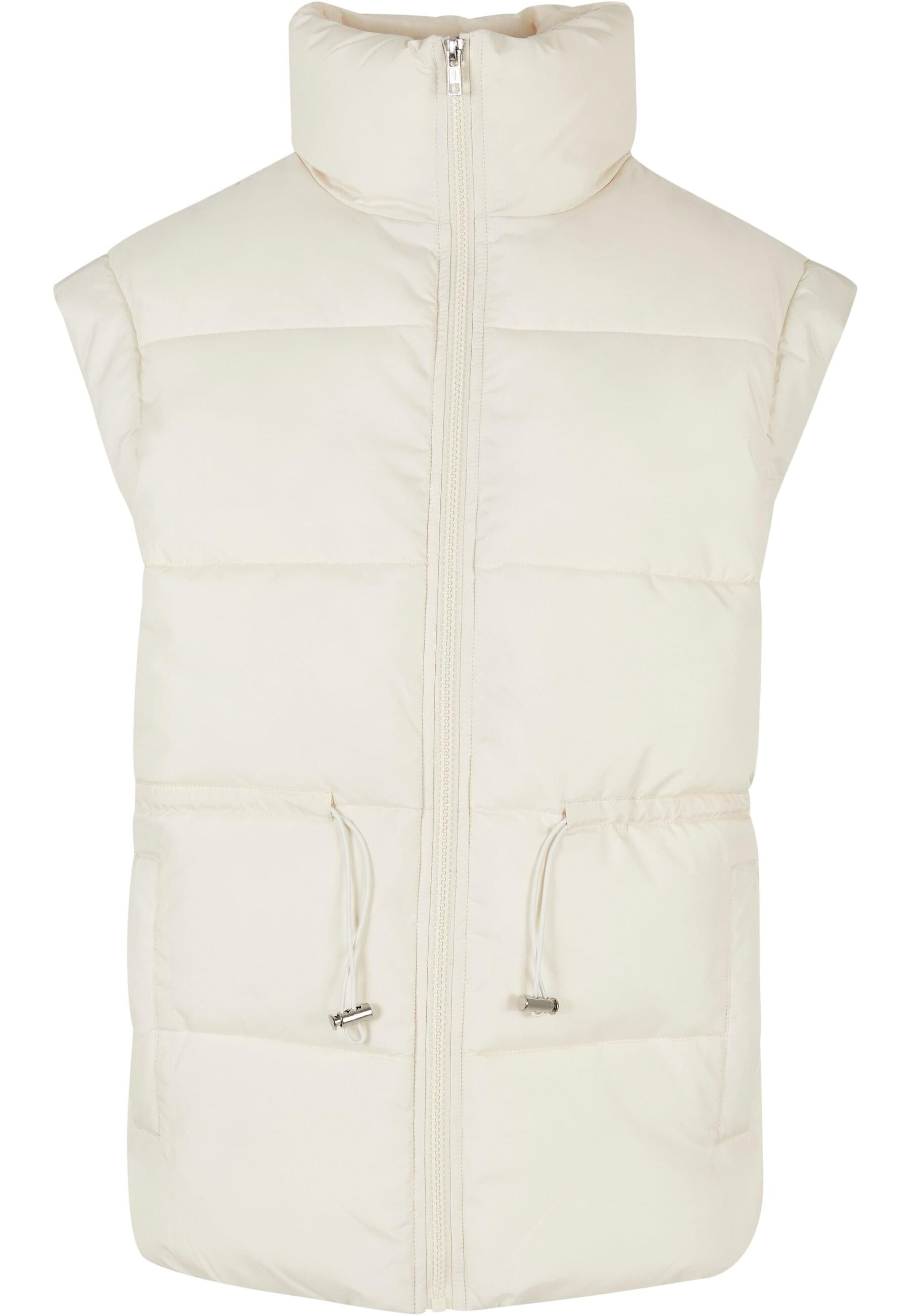 URBAN CLASSICS Jerseyweste Urban Classics Damen Ladies Waisted Puffer Vest (1-tlg)