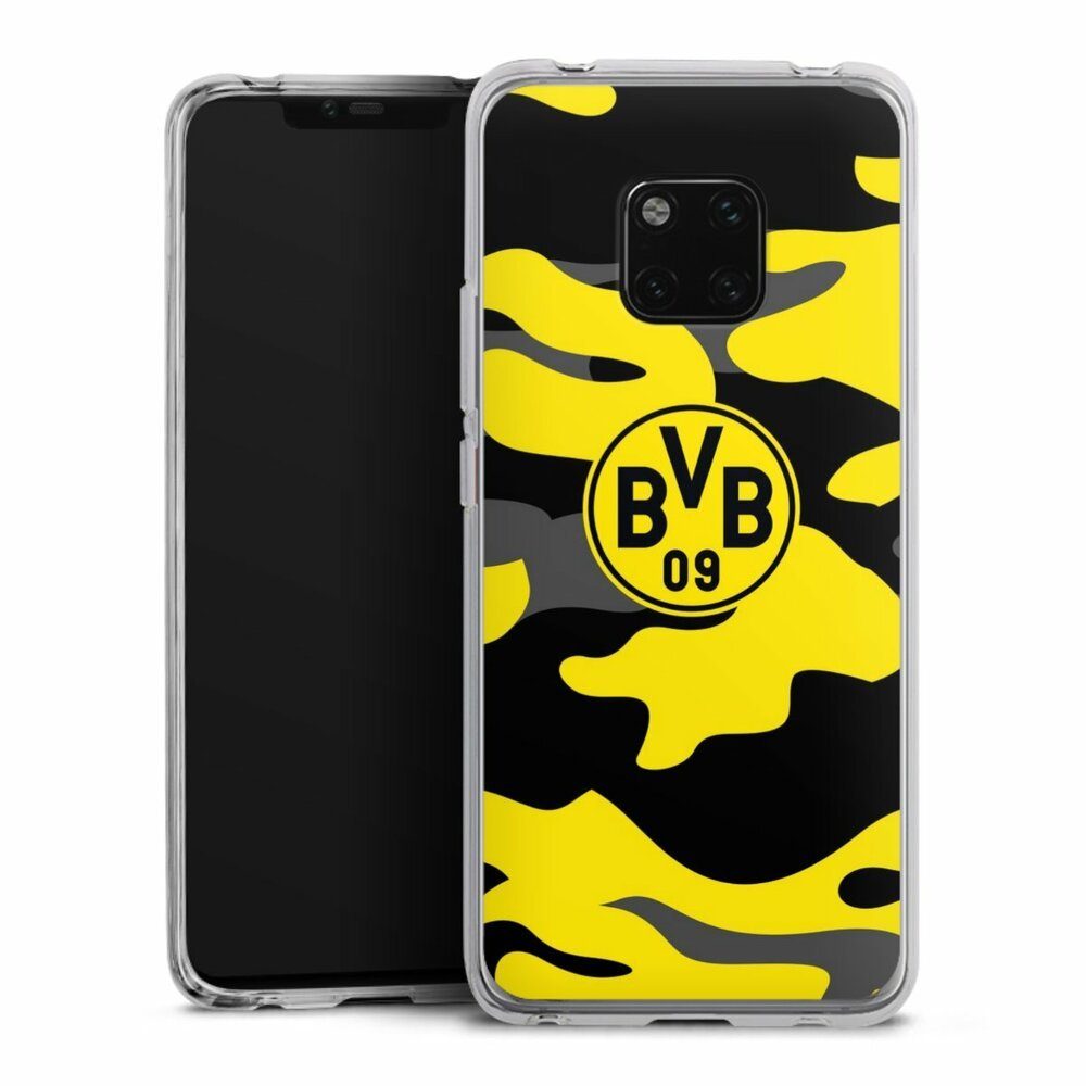 DeinDesign Handyhülle BVB Borussia Dortmund Fanartikel BVB Camo, Huawei Mate 20 Pro Silikon Hülle Bumper Case Handy Schutzhülle