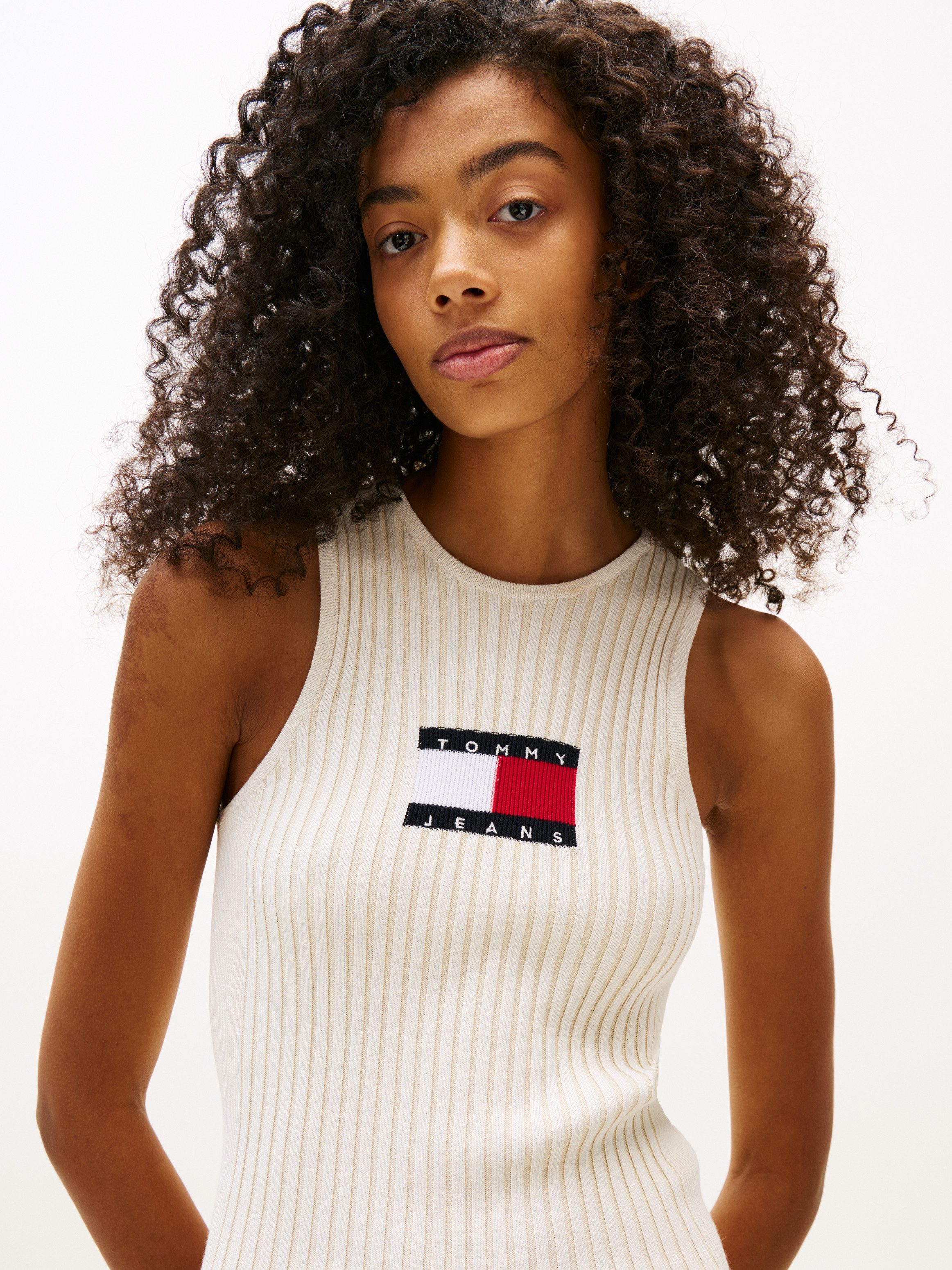 Tommy Jeans Minikleid TJW FLAG SWEATER günstig online kaufen