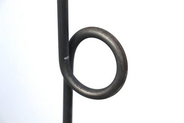 Hirsch Terracotta Rankgitter Galopp-Rankgitter Höhe 170 cm, Breite 150 cm, Metall/Holz, stabiles, freistehend aus Vollmetall/Kastanienholz