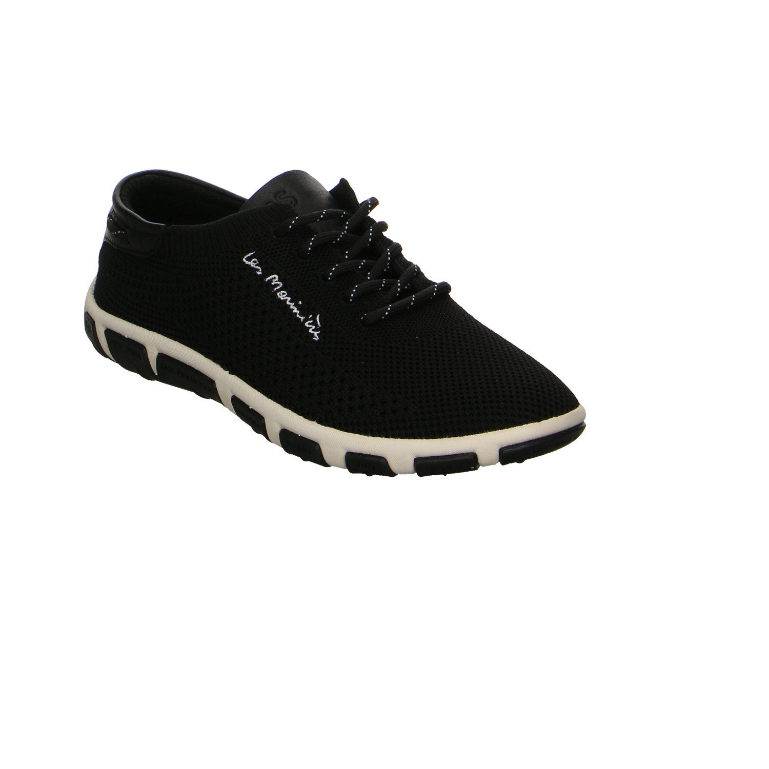 tbs Tamaris Jazaria Leinen-Stoff Schnürschuhe schwarz Schnürschuh