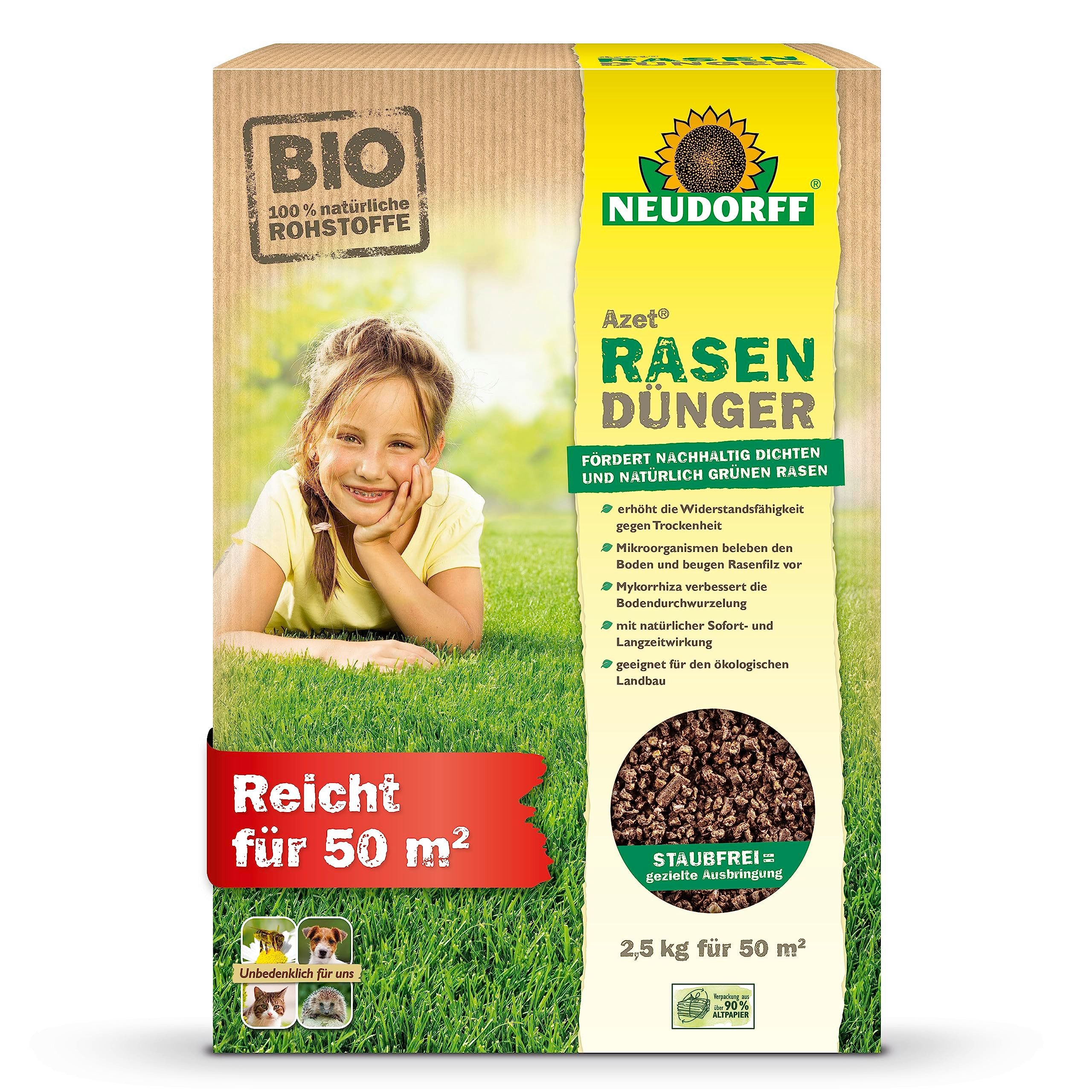Neudorff Rasendünger Azet Bio RasenDünger für günstig online kaufen