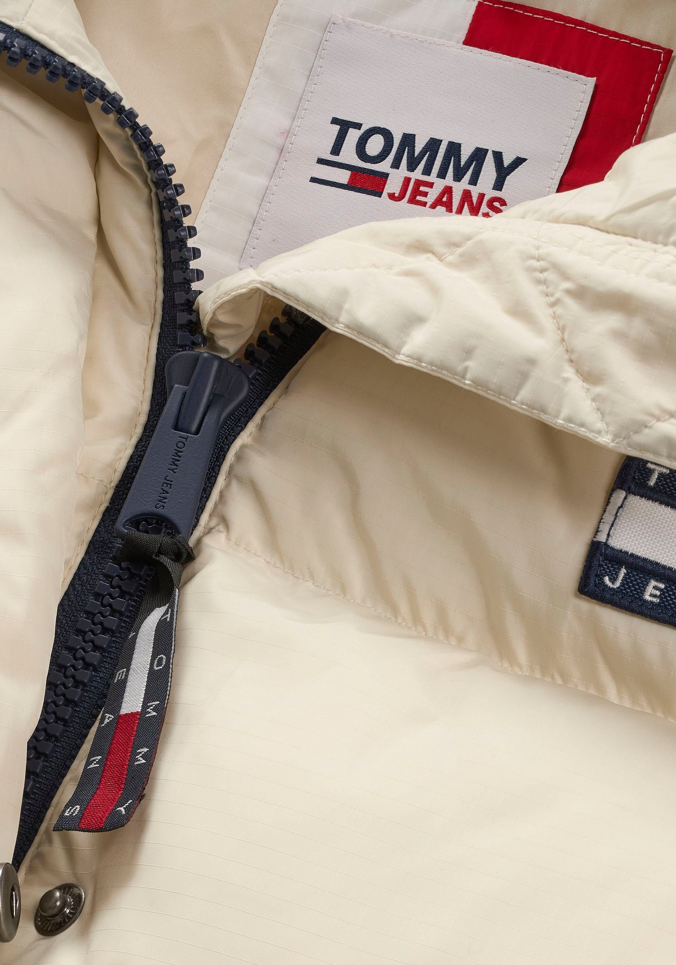 Jeans LONG Ärmelabschlüssen TJW PUFFER verstellbaren ALASKA Newsprint mit Steppmantel Tommy