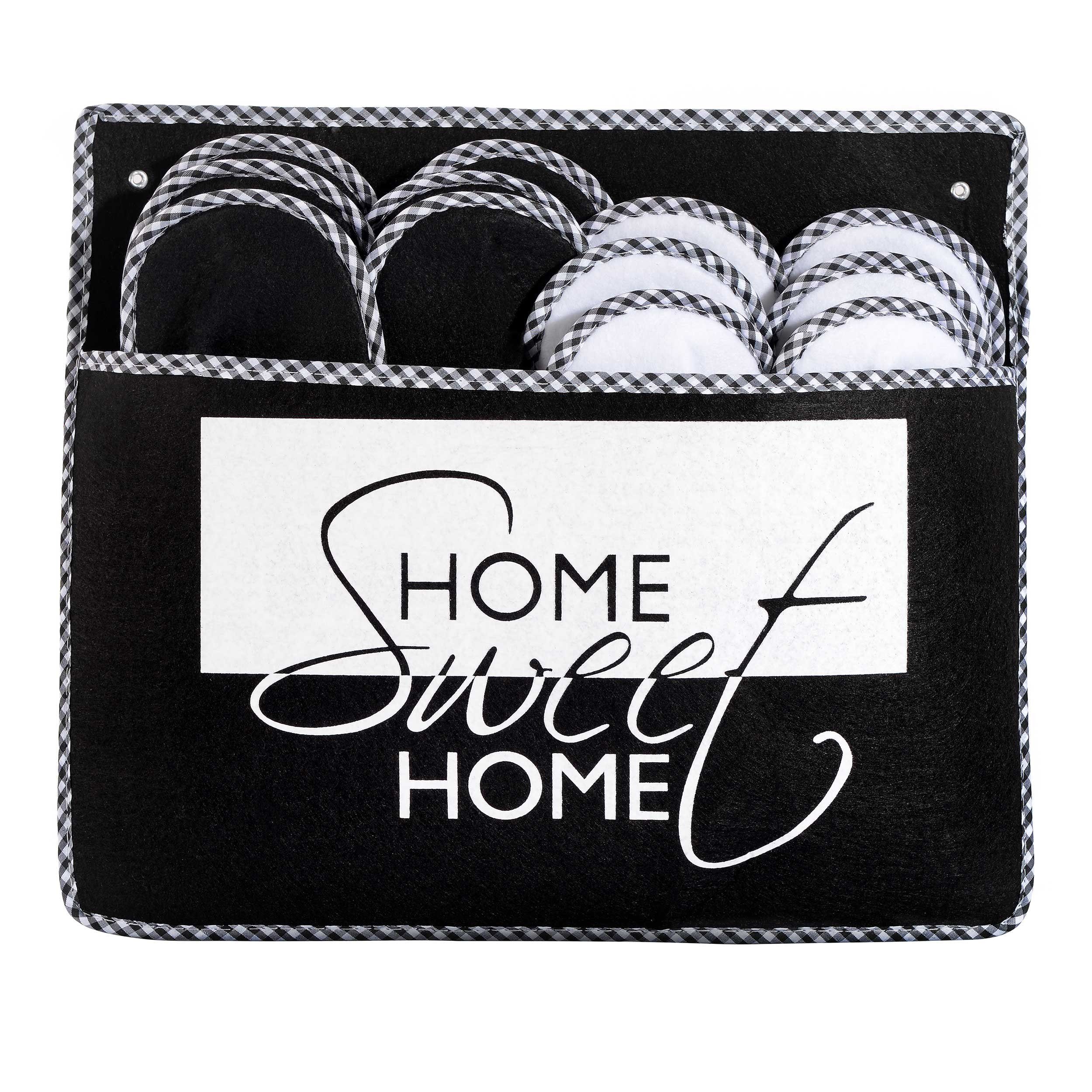 ONVAYA ABS Gästepantoffel Home Sweet Home, 6er Set, Antirutsch, Hausschuhe Pantoffel