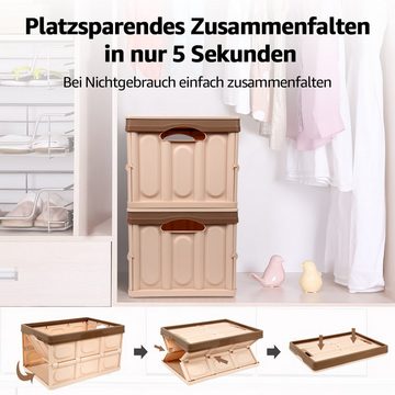 MOOHO Faltbox Aufbewahrungsbox Faltbare Ordnungsboxen Stapelbar 3-Wege-Öffnung (1 St), für Wohnzimmer Schlafzimmer Kleidung Spielzeug Lagerung