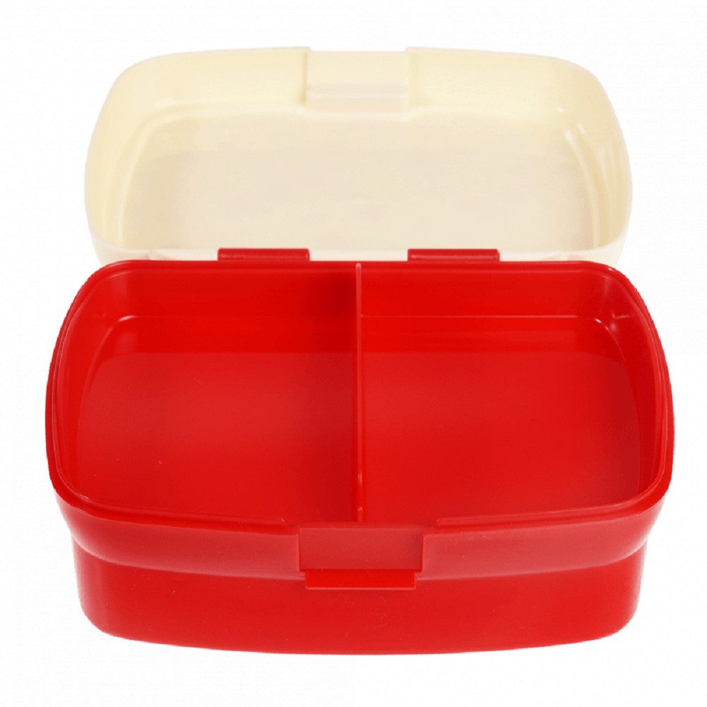 Rex London Lunchbox mit herausnehmbaren Fach Tilde, Kunststoff, BPA-frei, (mit Clipverschluss, ca. 17 x 13 x 7,5 cm), Snack Obst Behälter Dose Box