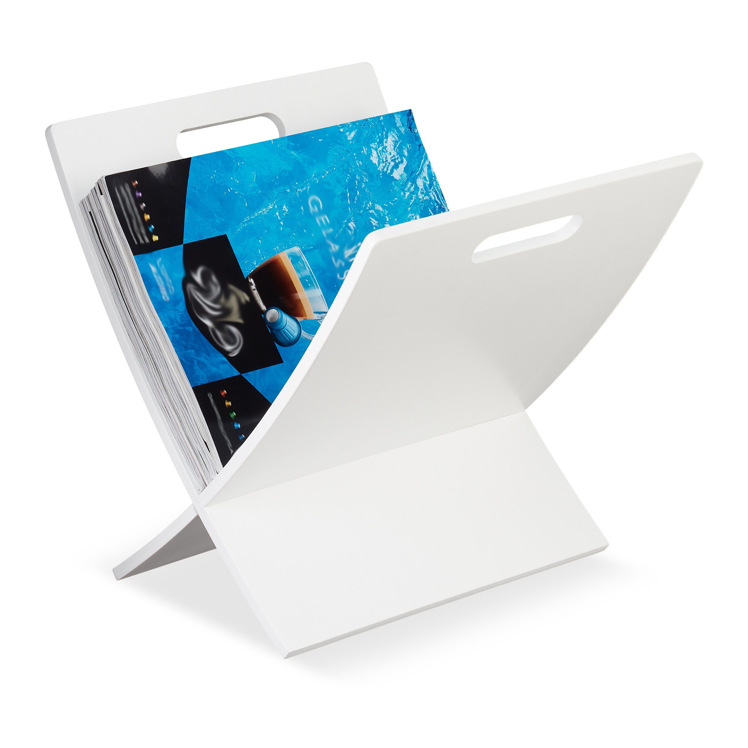 relaxdays Zeitungsständer aus Holz günstig online kaufen