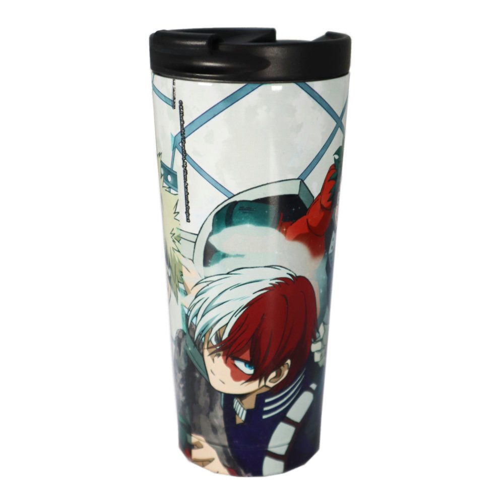 MY HERO ACADEMIA Thermobecher Anime MY HERO ACADEMIA Edelstahl Thermo Kaffeebecher, Edelstahl, doppelwandig Becher 425 ml – Bild 4 von 5