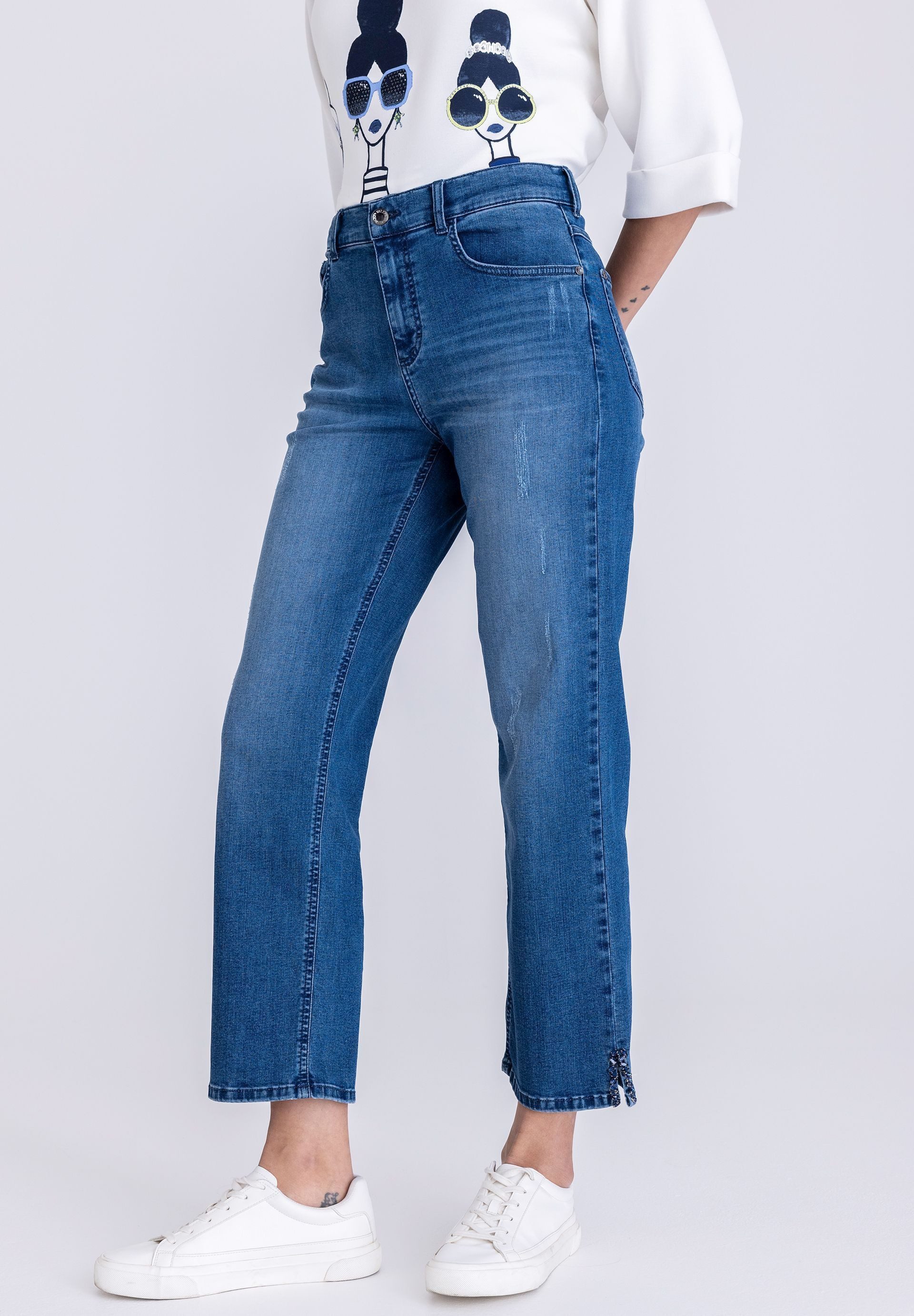 TUZZI Stoffhose mit Saumdetail