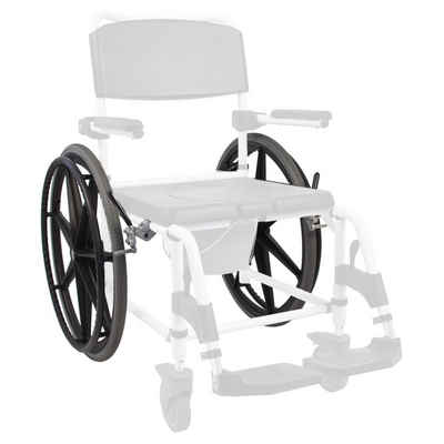 Mobilex Toiletten-Rollstuhl Mobilex 24' Räder Montageset für Toilettenrollstuh