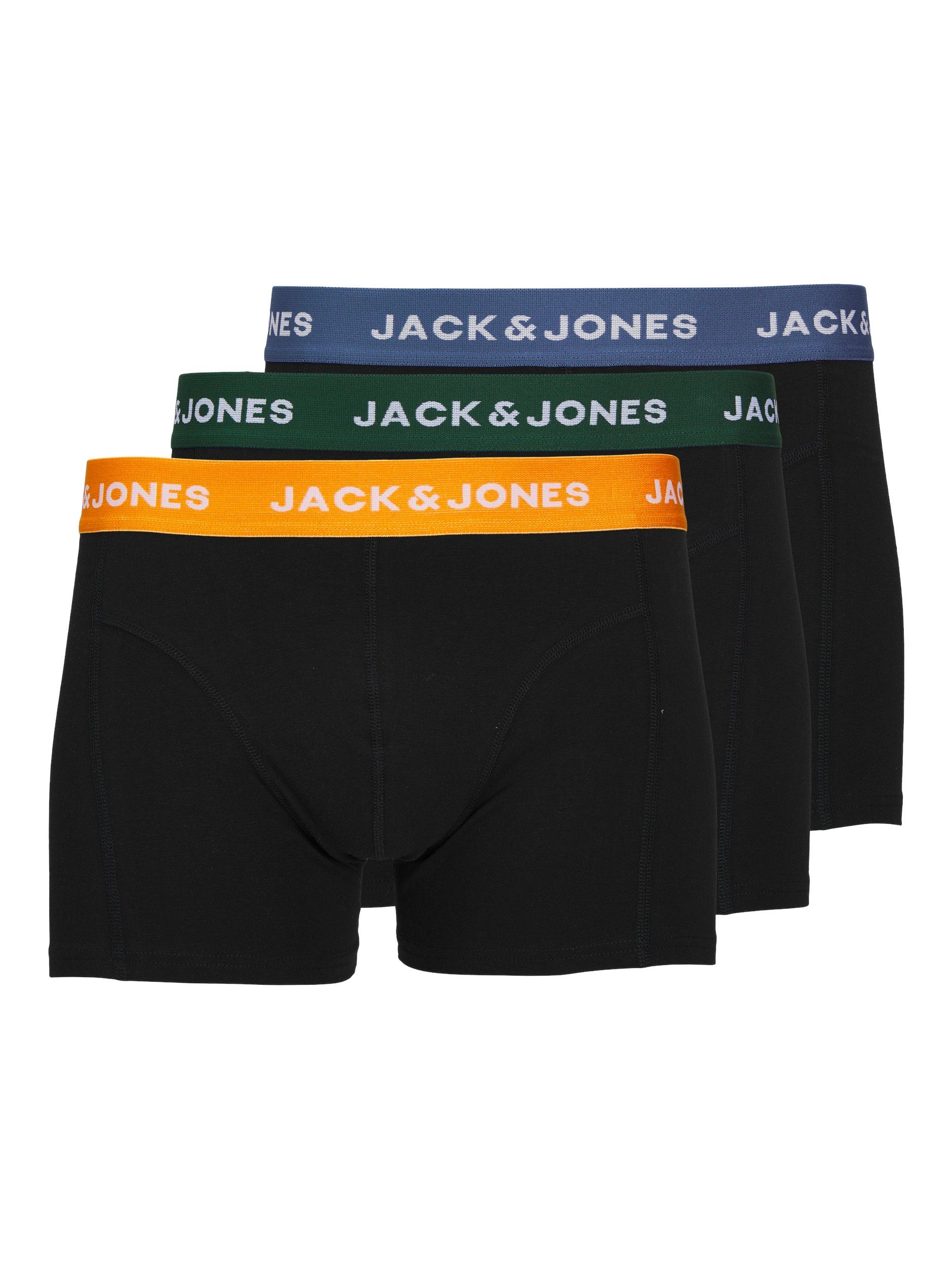 Jack & Jones Trunk JACGAB TRUNKS 3 PACK NOOS (Packung, 3-St) dark green / black