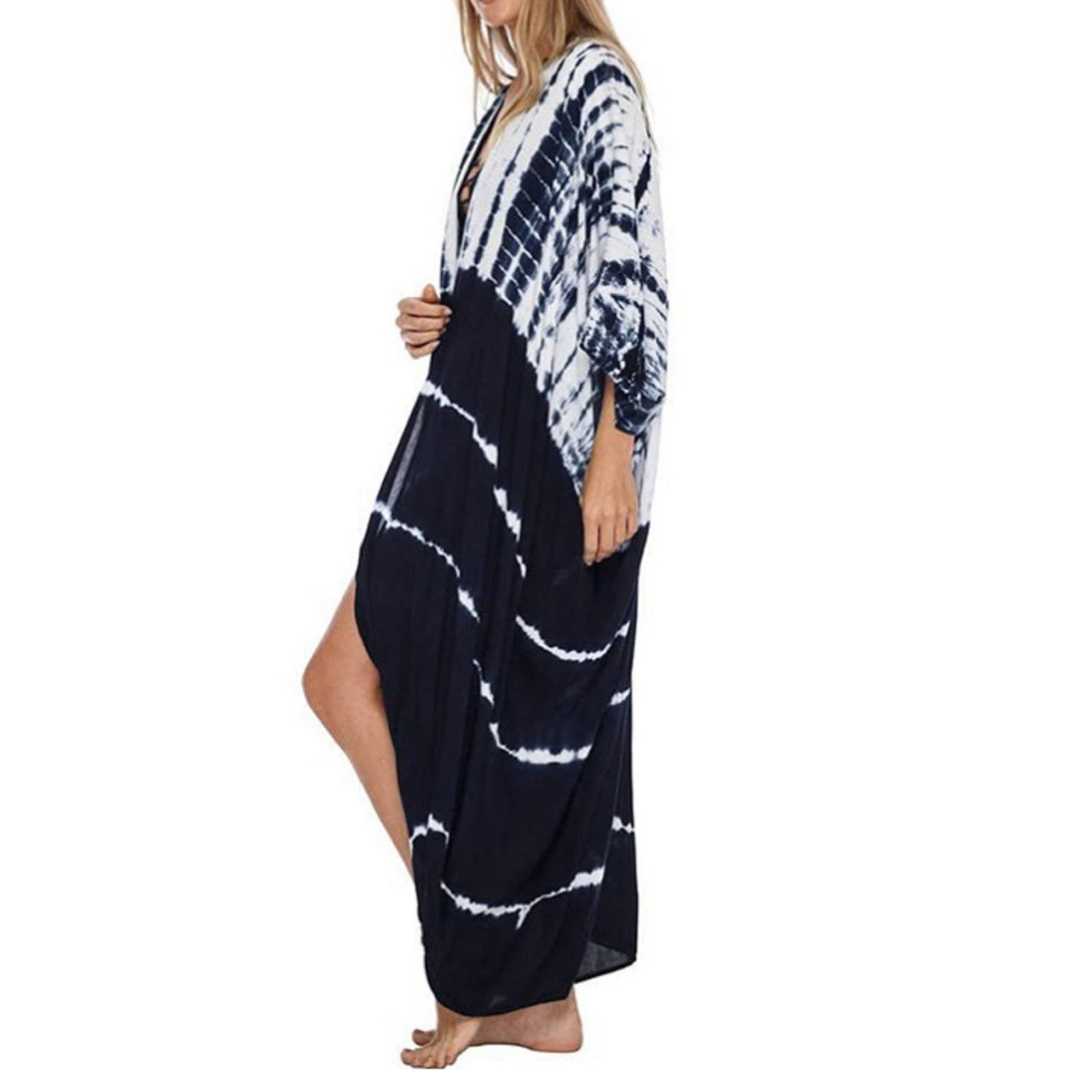 MOPUEA Strandkleid Long Beach Kleid für Frauen, Damen Lose Sommer Pareos (1-tlg)