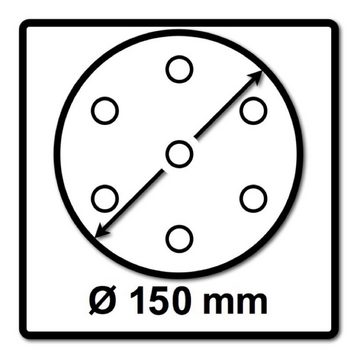 Mirka Schleifscheibe BASECUT Schleifscheiben 150 mm P400 100 Stk. (2261109941) Grip 15 L