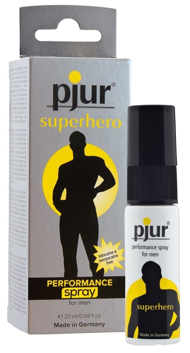 pjur Verzögerungsmittel Superhero Performance Spray Verzögerungsspray gegen vorzeitige Ejakulation - 20 ml