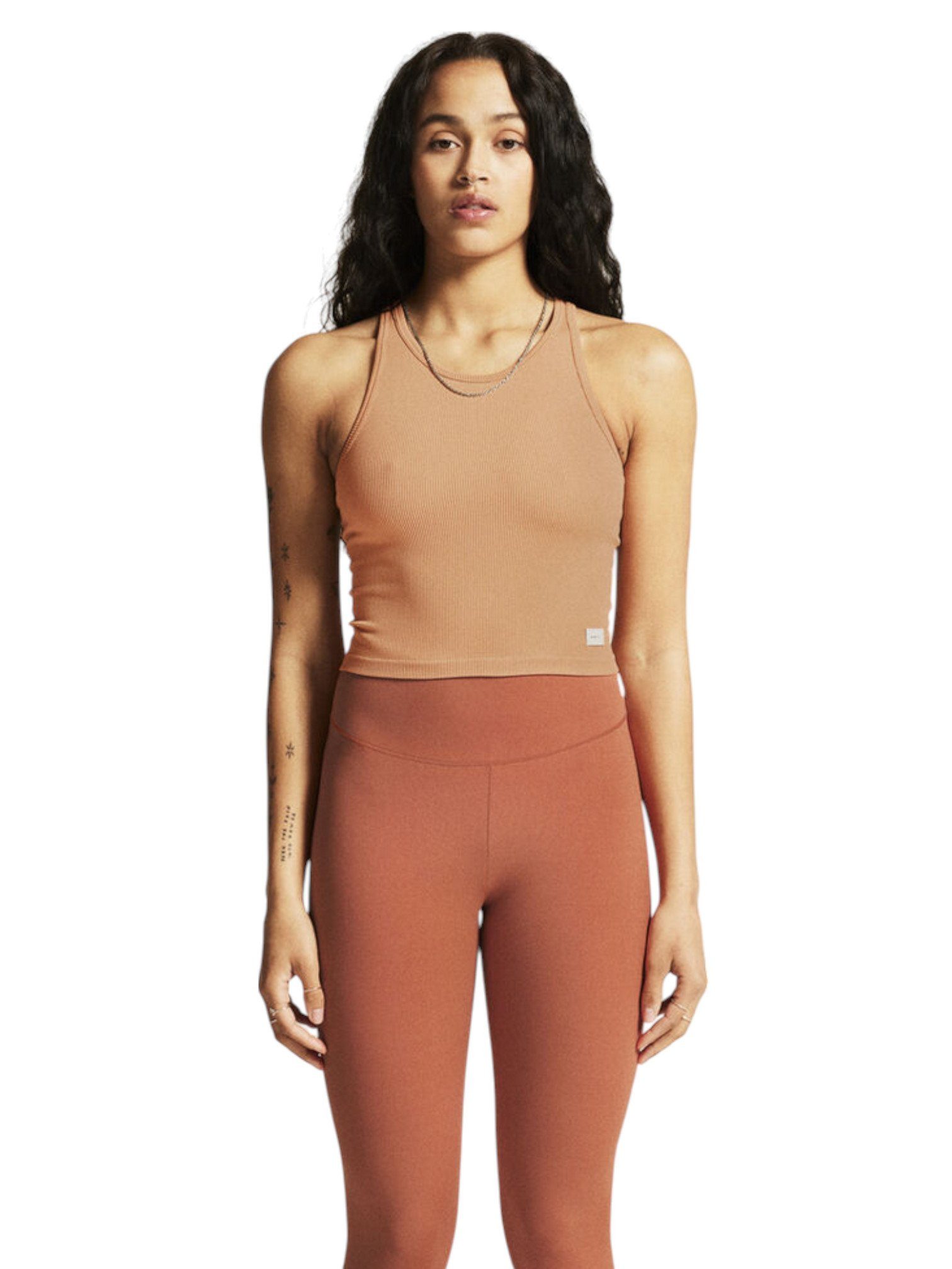 Craft Tanktop Sport-Tank Collective Rib (Rippenstruktur, elastisches Material) braun