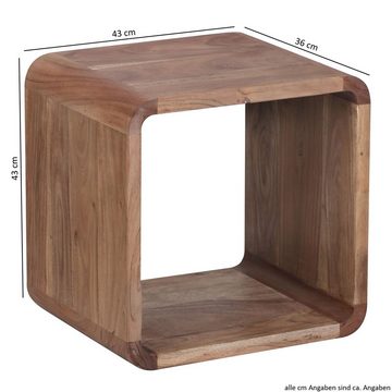 KADIMA DESIGN Satztisch Moderne Akazie Tischset, Handgefertigt, vielseitig nutzbar