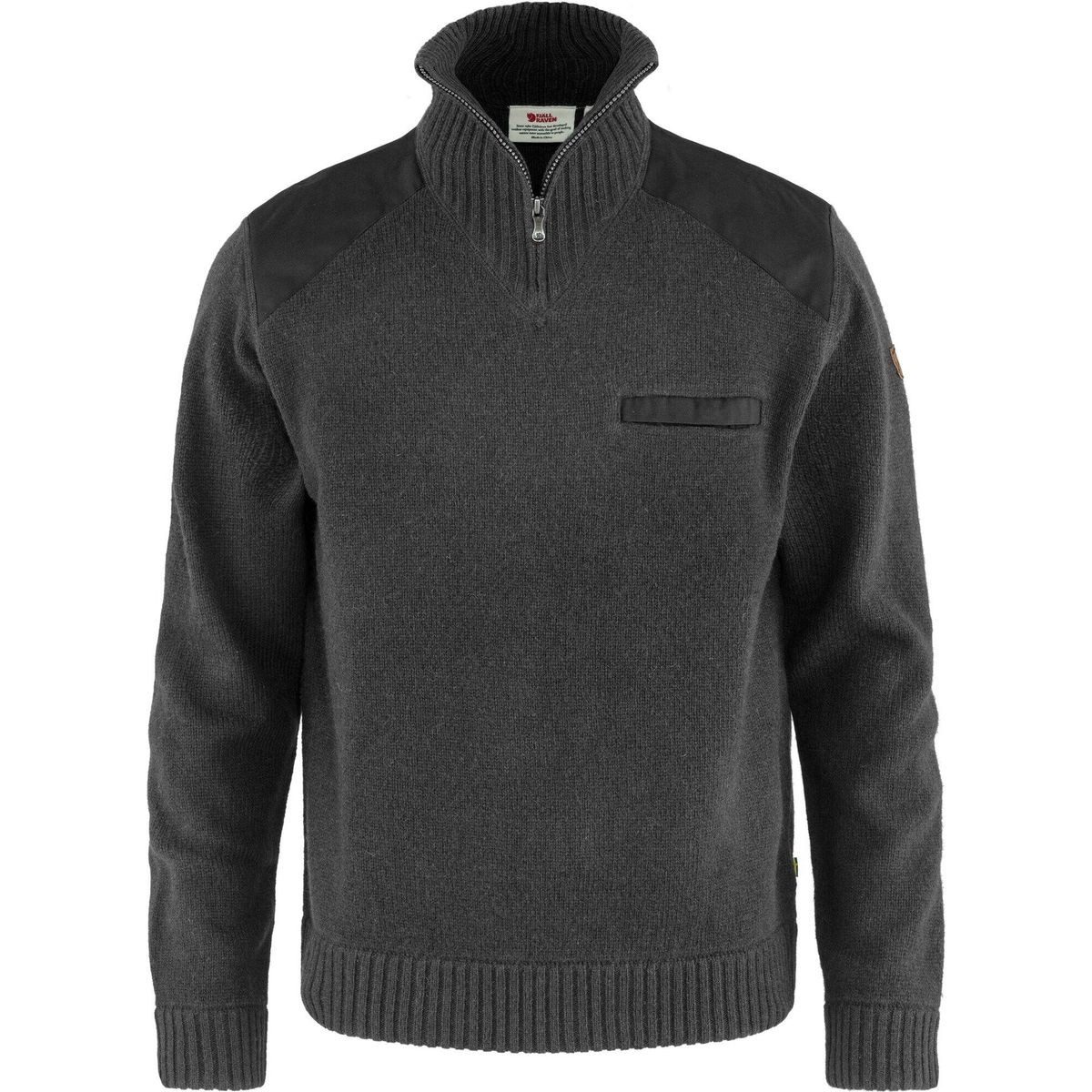 Fjällräven Sweatshirt Koster Sweater M Klassischer Wollpullover für Herren mit Half-Zip, G-1000®