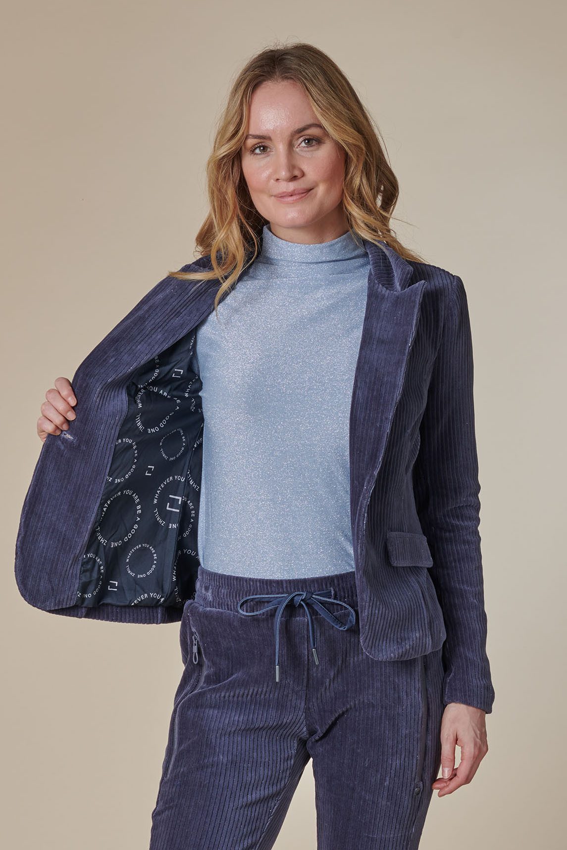 Zhrill Jackenblazer BETSY mit Rippstruktur günstig online kaufen