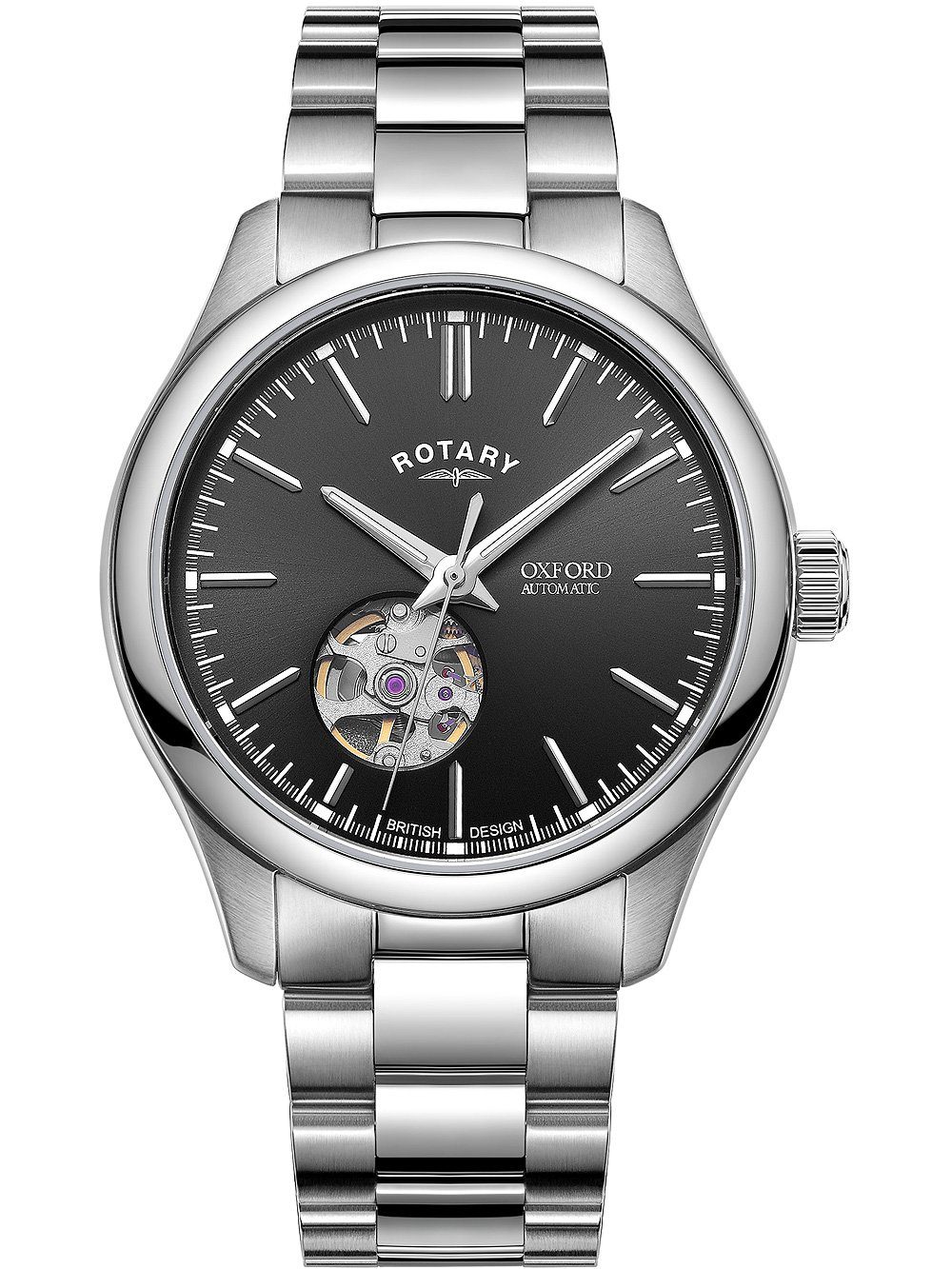 Automatikuhr Rotary GB05095/04 Oxford Automatik Herrenuhr 40mm 5ATM Rotary GB05095/04 Oxford Automatik Herrenuhr 40mm 5ATM