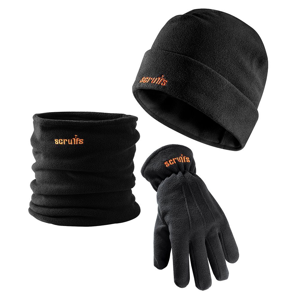 Strickmütze Winterausrüstung Set Fleecemütze Nackenwärmer Handschuhe günstig online kaufen