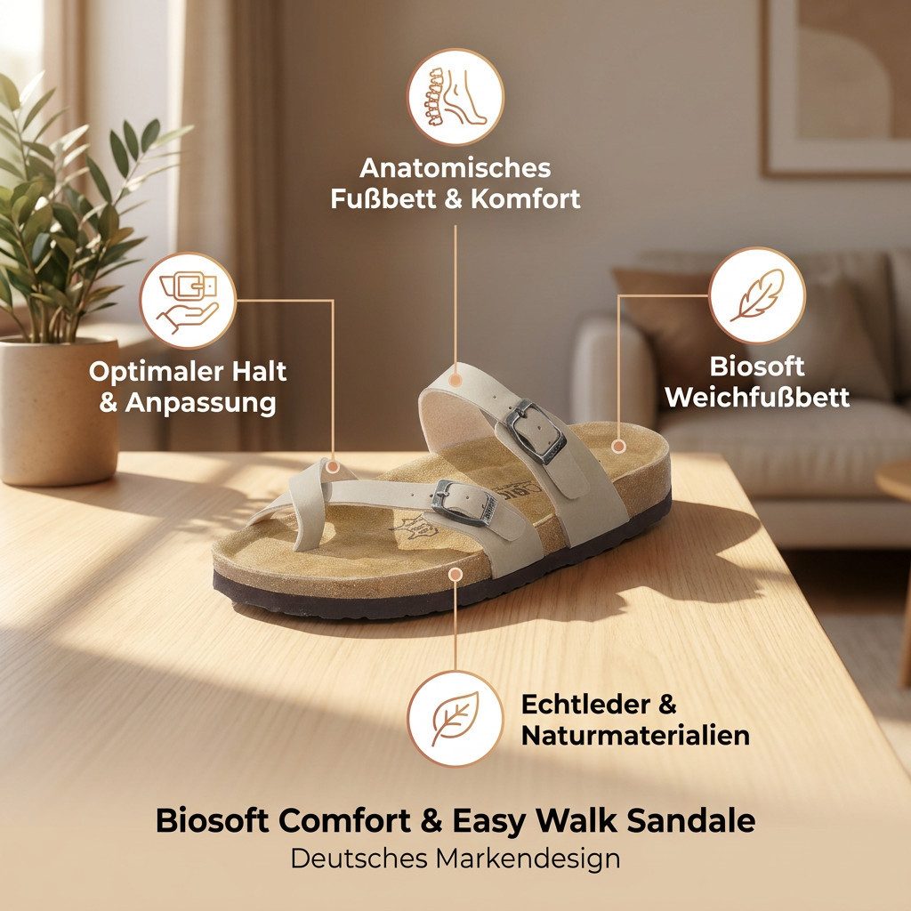 Biosoft Comfort & Easy Walk Zehenkreuzer Sandale