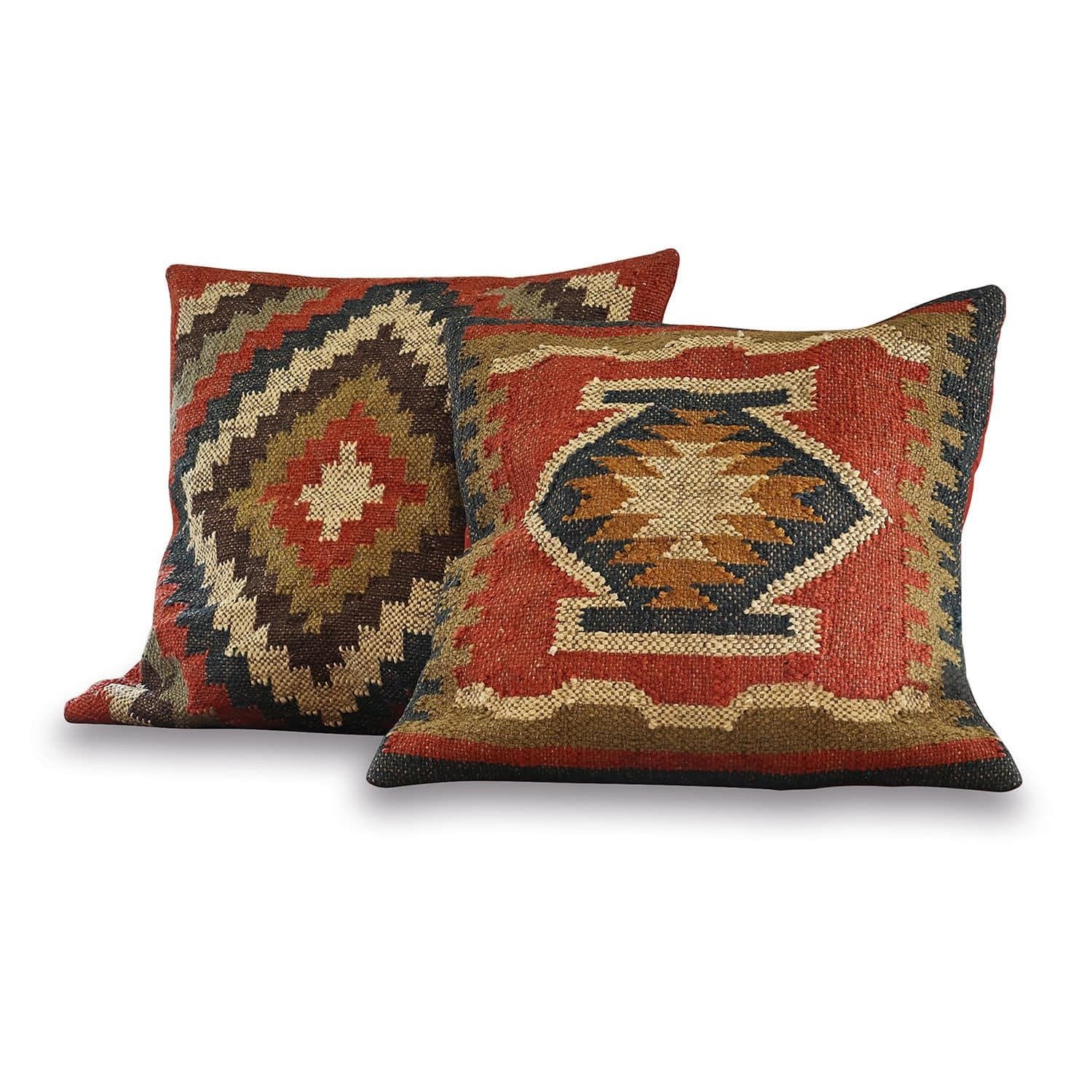 Mirabeau Kissenhülle Kissenhülle 2er Set Dailies rot günstig online kaufen