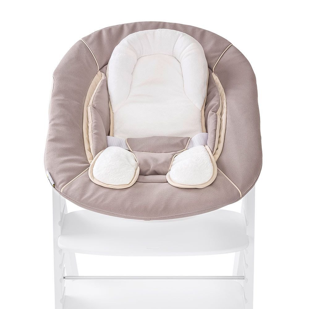 Hauck Hochstuhltablett Bouncer 2in1 - Stretch Beige, Polyester – Bild 5 von 5