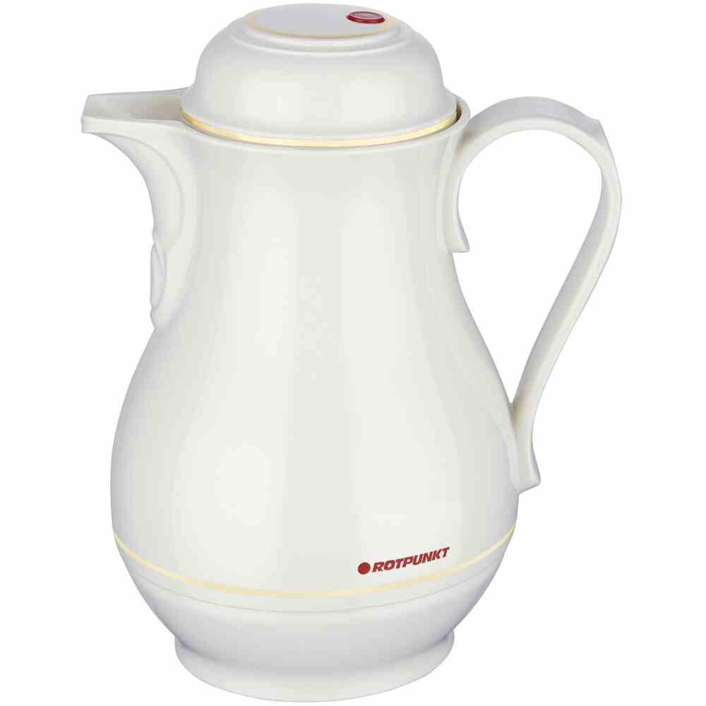 ROTPUNKT Isolierkanne Isokanne 530 0,5L Ivory, 500 l, Zweifunktions-Drehverschluss