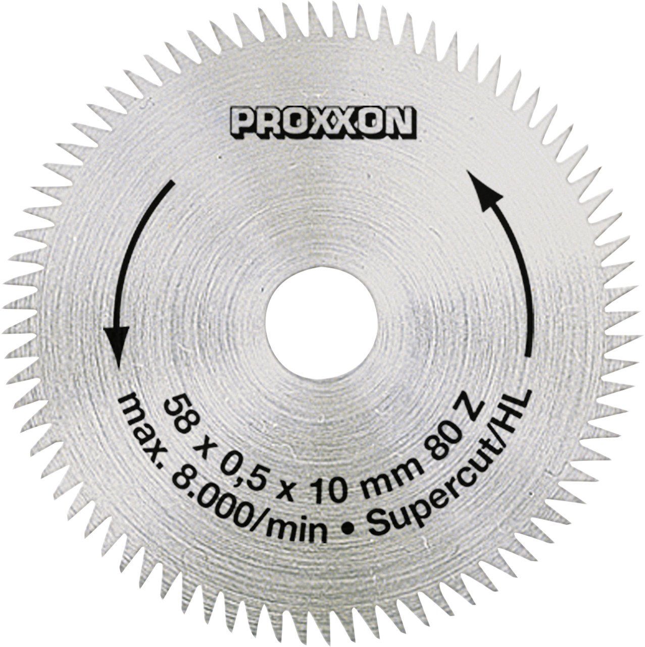 PROXXON mm Kreissägeblatt Kreissägeblatt Proxxon Bohrung 58 - Super Ø INDUSTRIAL Cut