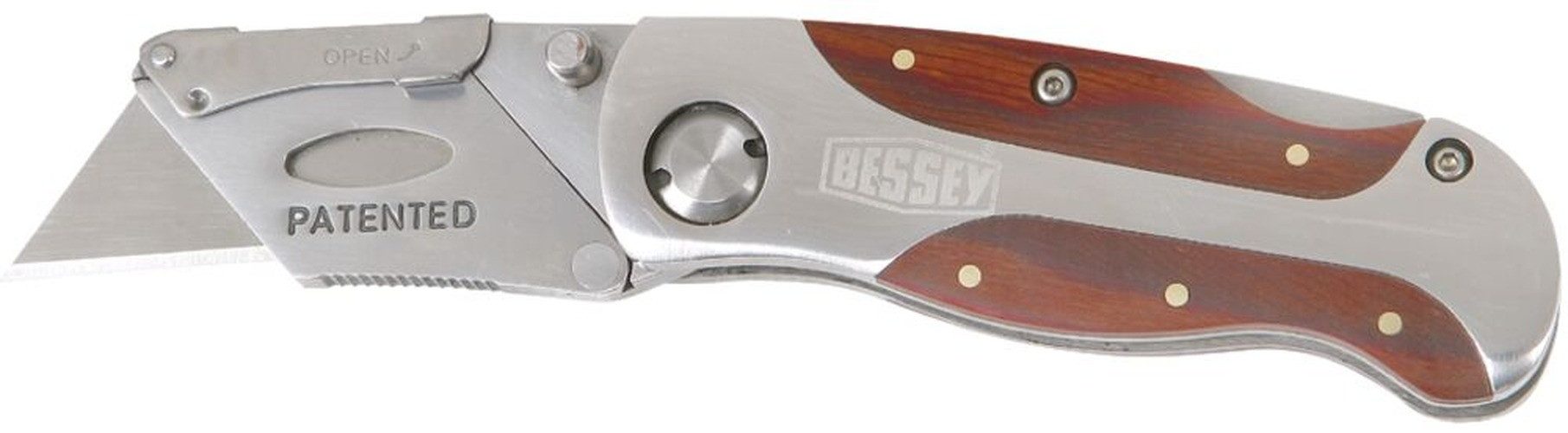 Scheren-Set BESSEY Klingen-Klappmesser mit Holzgriff DBKWH-EU