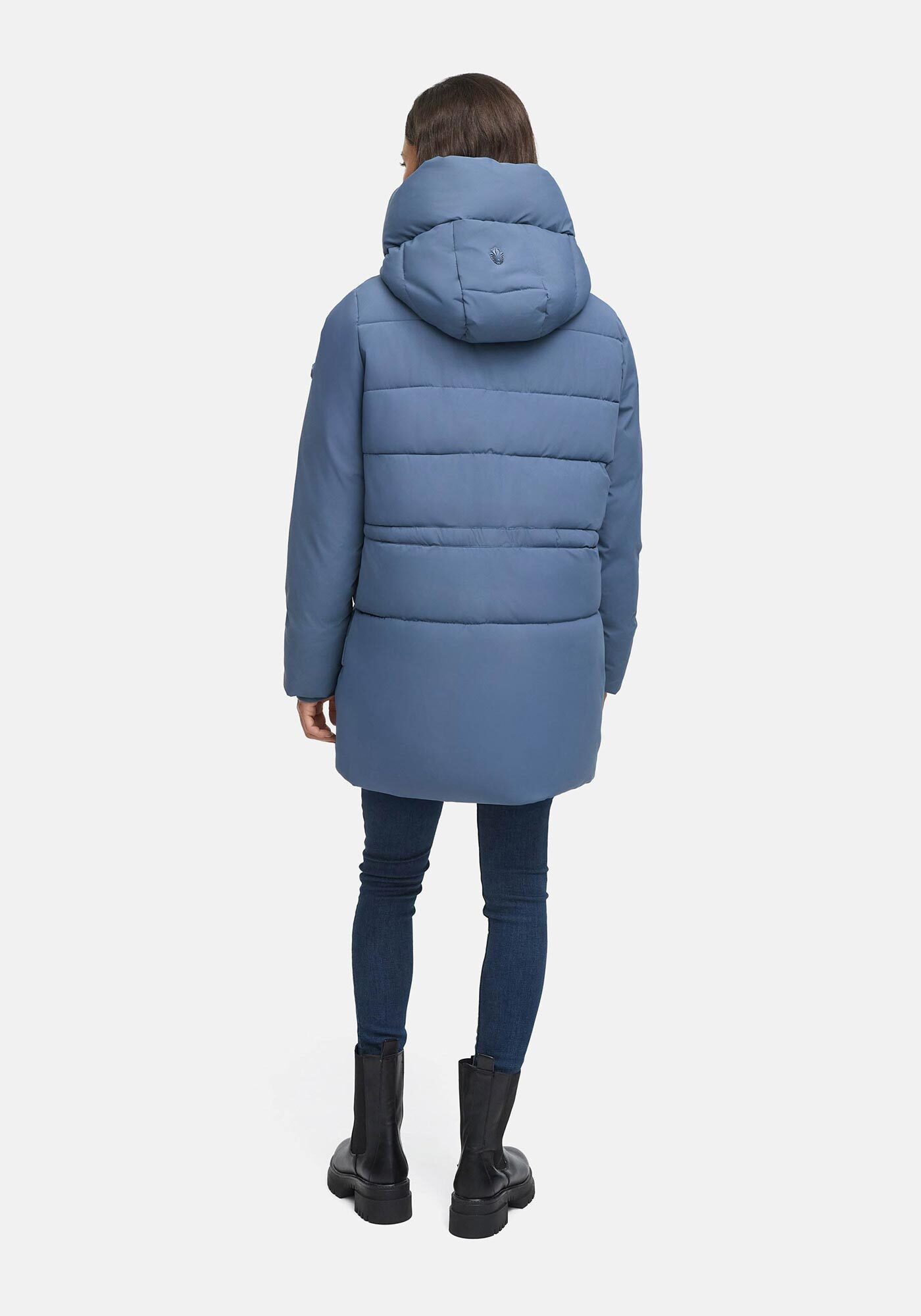 Marikoo Winterjacke Delilah mit kuschelig warmem Teddyfleece und hohem Kragen – Bild 4 von 5