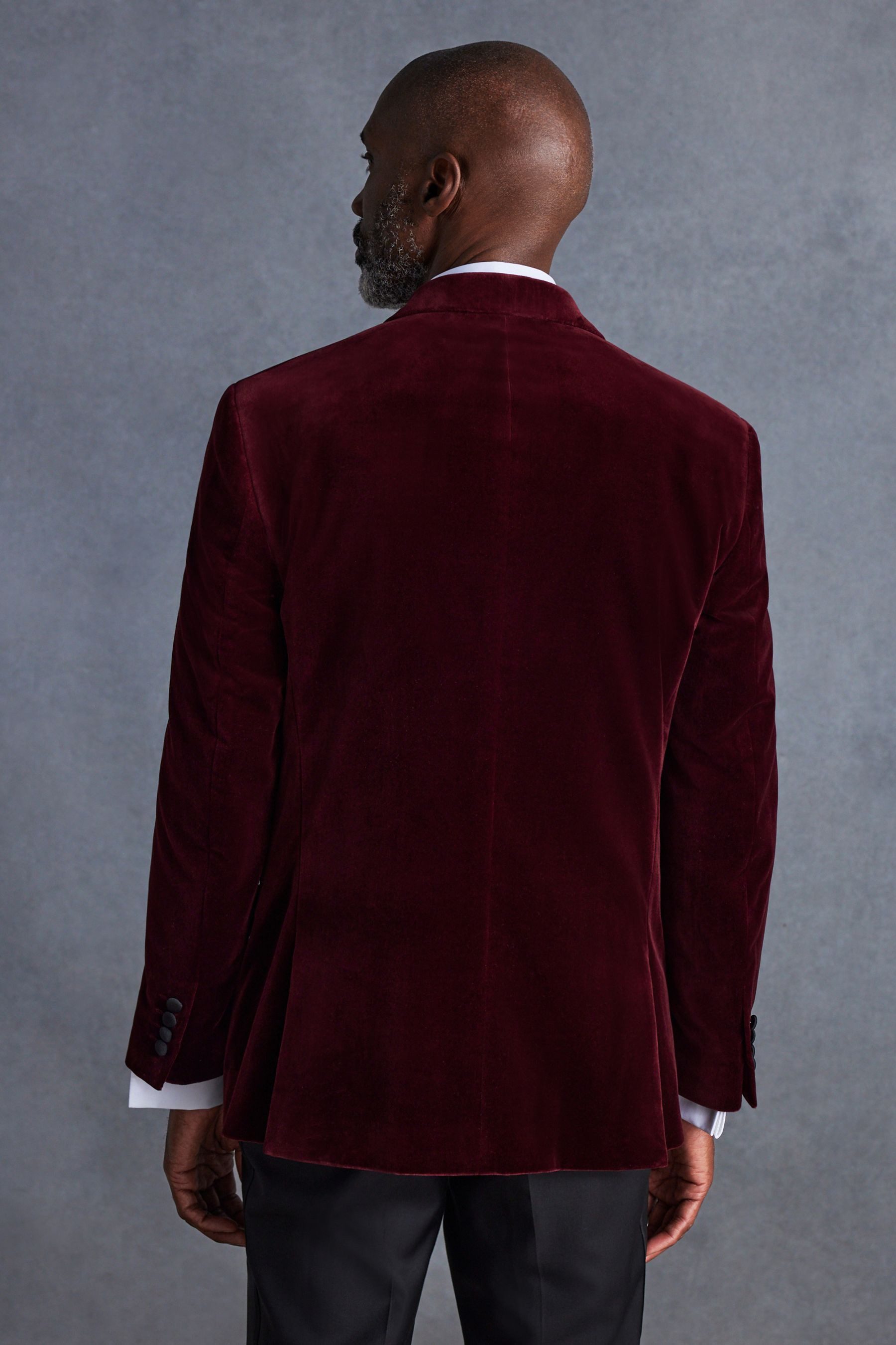 Next Sakko Signature Samt-Blazer aus italienischem günstig online kaufen