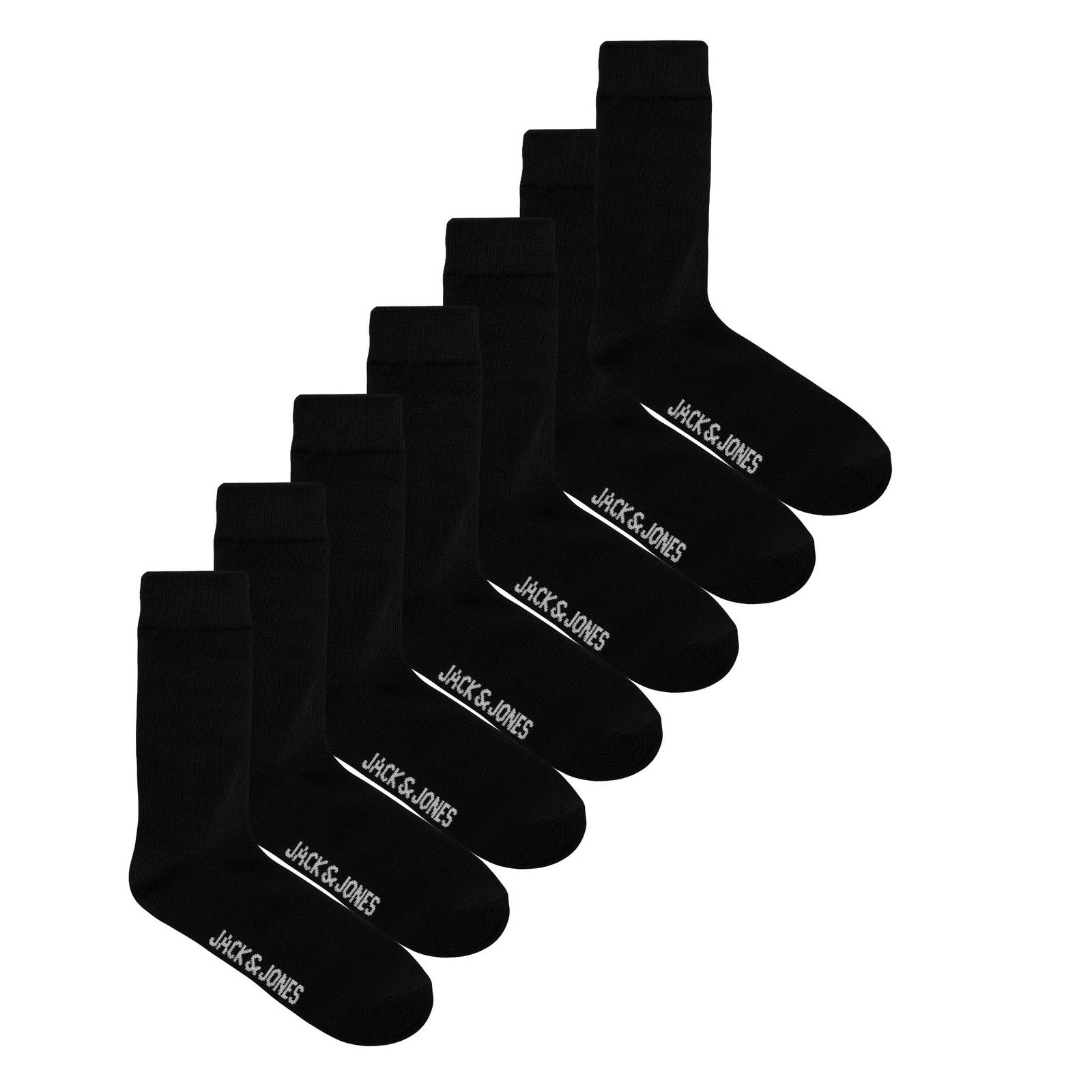 Jack & Jones Businesssocken 7 Paar Socken (7-Paar) mit breiten Rippbündchen günstig online kaufen