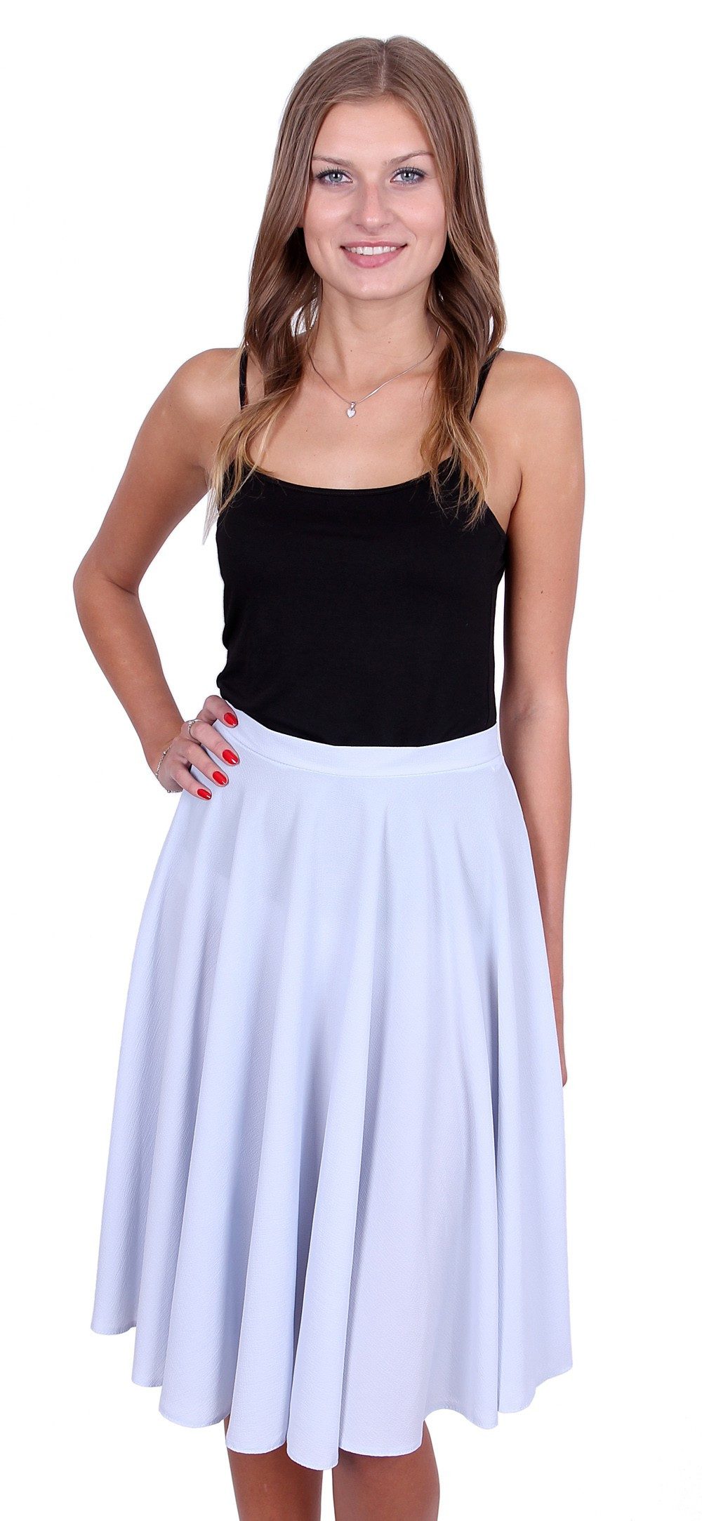 Sarcia.eu Midikleid John Zack Hellblauer Midirock günstig online kaufen